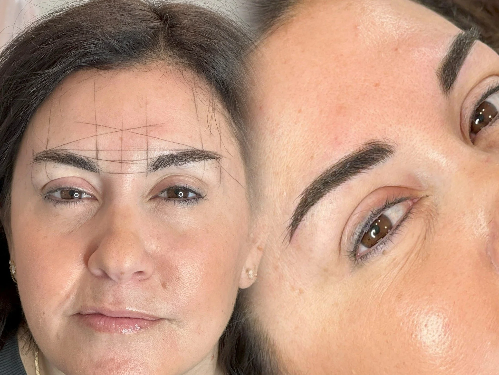 Powder Brows

 #niubrows #syosset #syossetbrows #longislandny #pmu #beforeafter