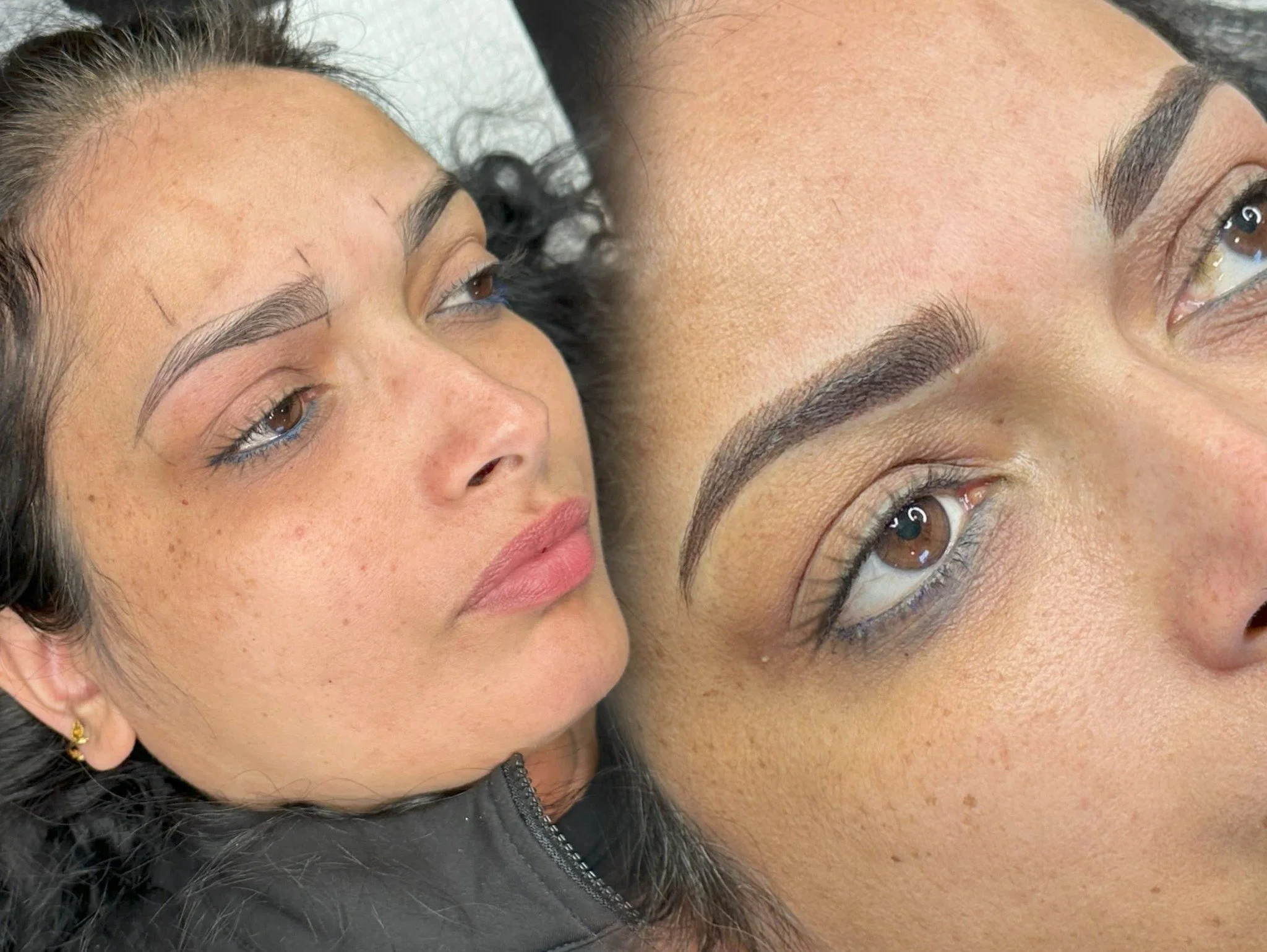 Soft powder brows for a natural, fuller look&mdash;clean shape, soft finish, everyday easy.

 #niubrows #syossetbrows #syosset #powderbrows #beforeandafter