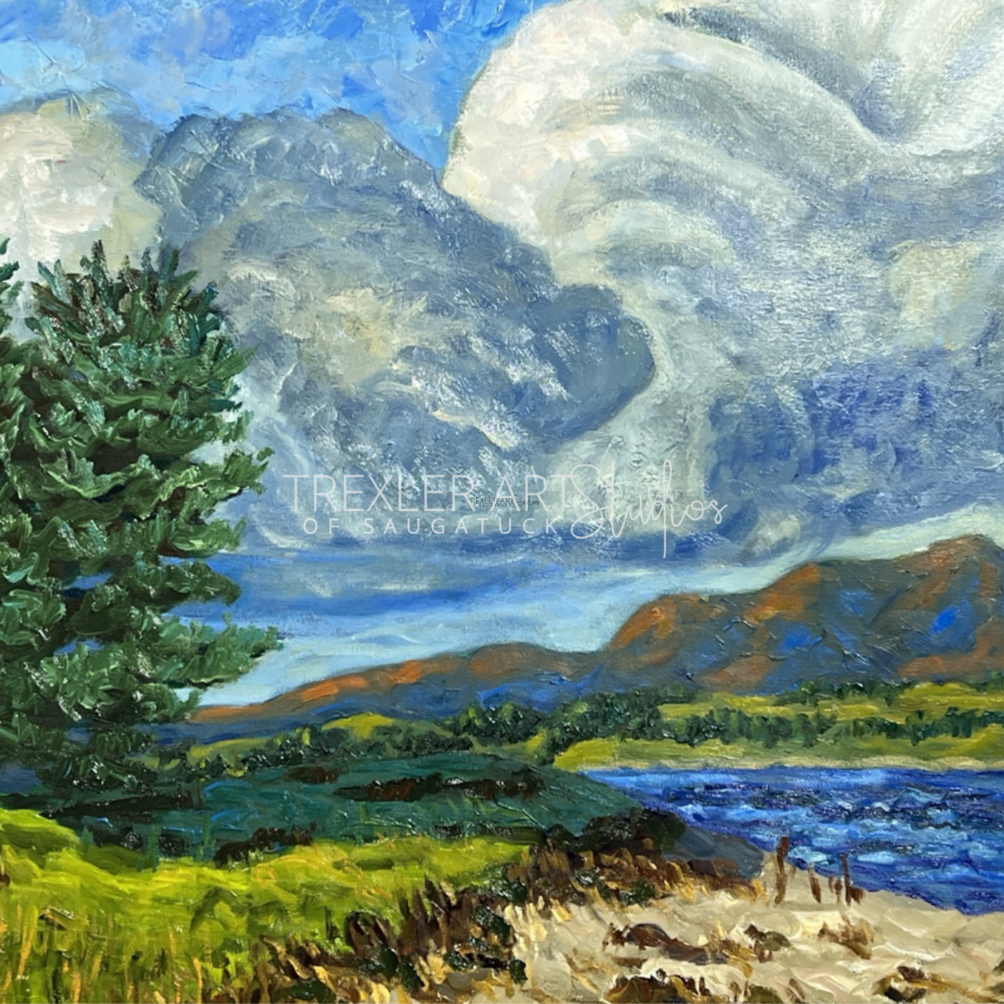 Tempest Brewing over The Isle of Eriska Scotland