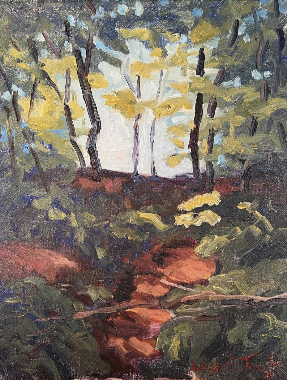 Lake Michigan Sunset over Pier Cove (SOLD)