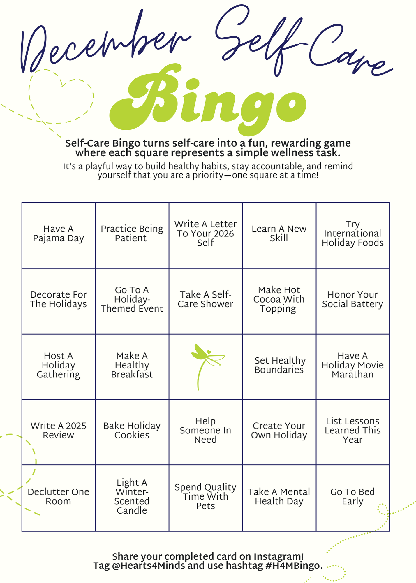 H4M Self Care Bingo December.png