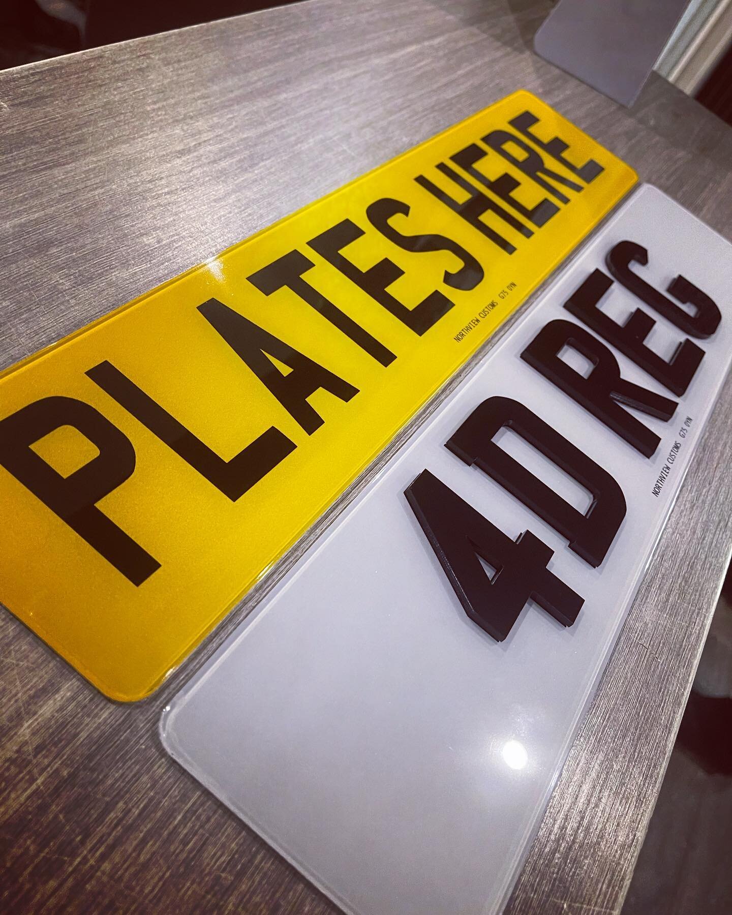 Looking for new registration plates? 
Add them to your booking or visit us in East Kilbride 
Standard Registration Plates ✅
4D Registration Plates ✅
Show Plates ✅

#eastkilbride #glasgow #lanarkshire #scotland #regplate