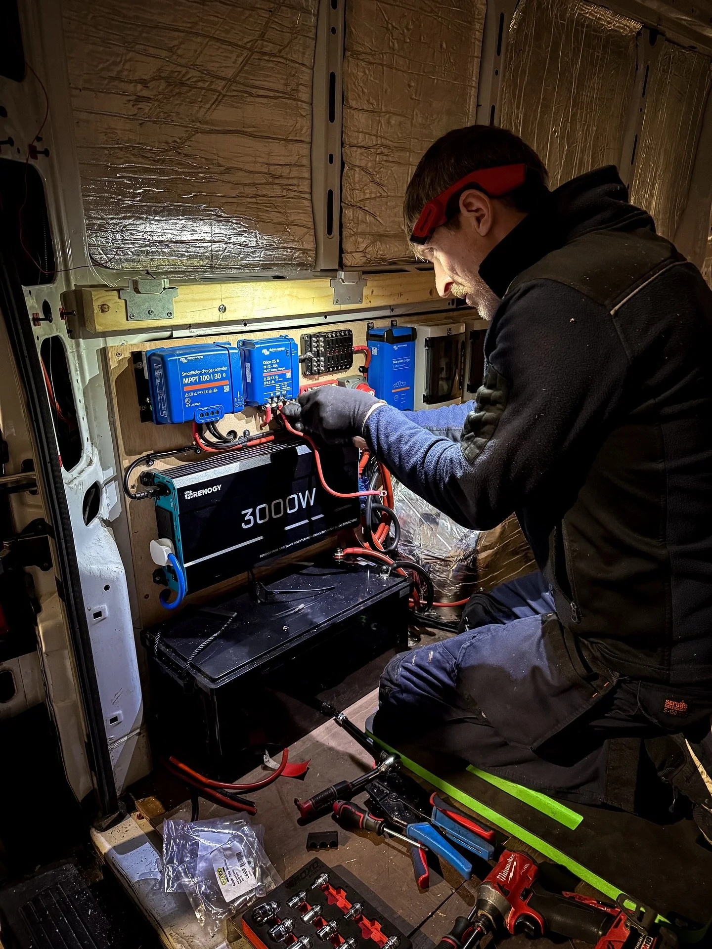 ⚡ Powering vans the right way.
Every connection, every fuse, every Victron module, wired with precision 💪

Whether it&rsquo;s a full off-grid electrical system or a lithium upgrade, we make sure your van&rsquo;s setup is safe, efficient, and built t