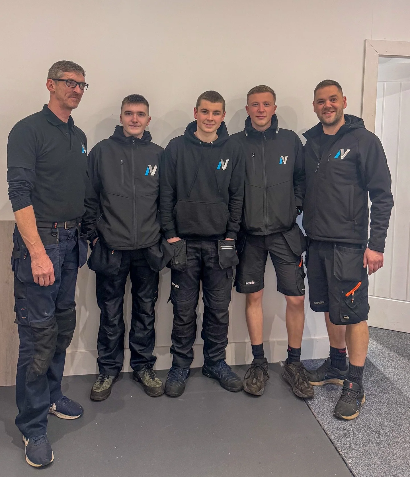 The team behind the builds 🙋&zwj;♂️

Every conversion, upgrade, and repair that leaves our workshop is powered by this crew &mdash; skilled, hard-working, and proud to wear the Northview badge. 💪

From glazing and lining to full electrical rewires 