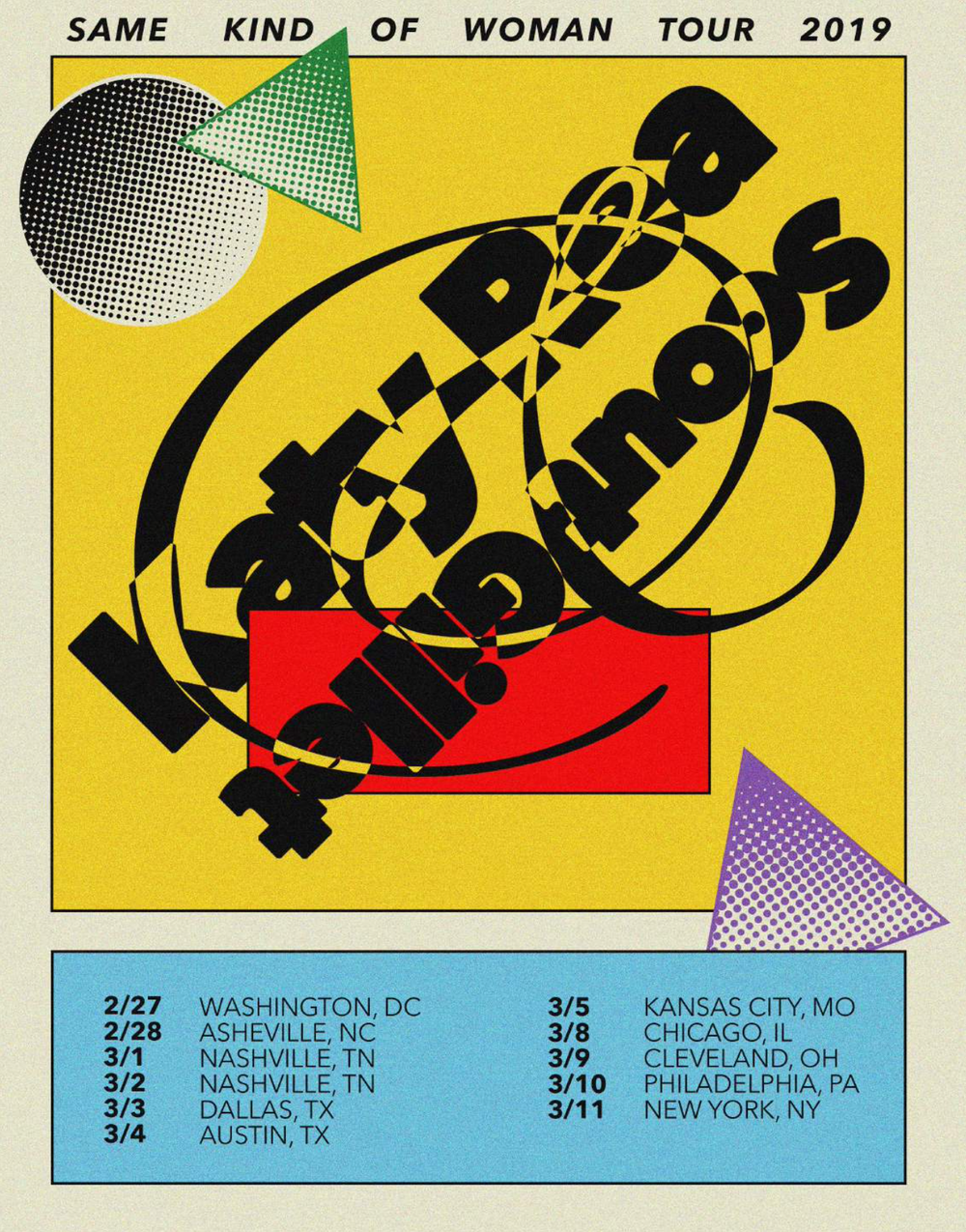 Tour Poster - Katy Rea, Scout Gillet