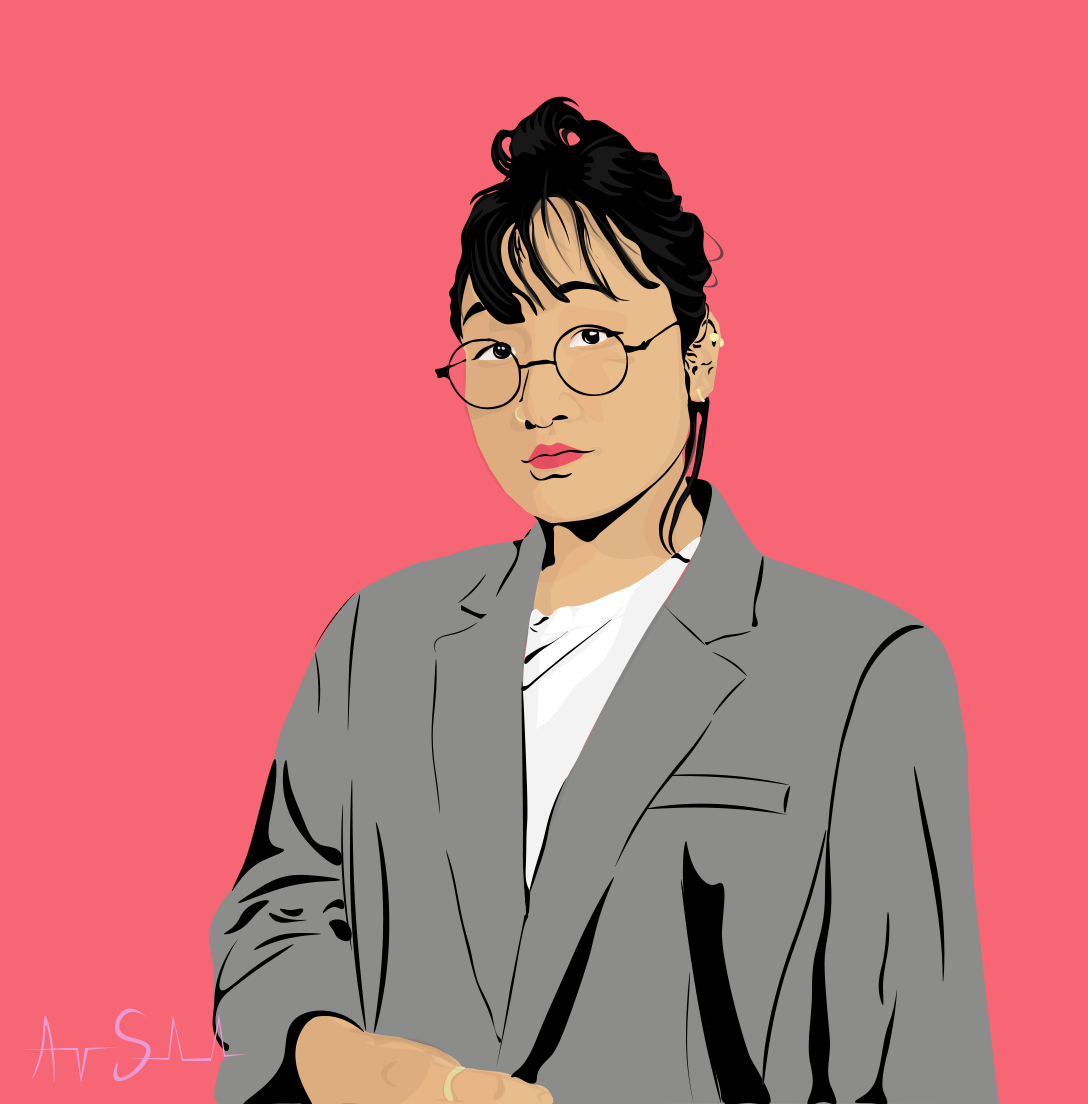 Yaeji with Pink Background
