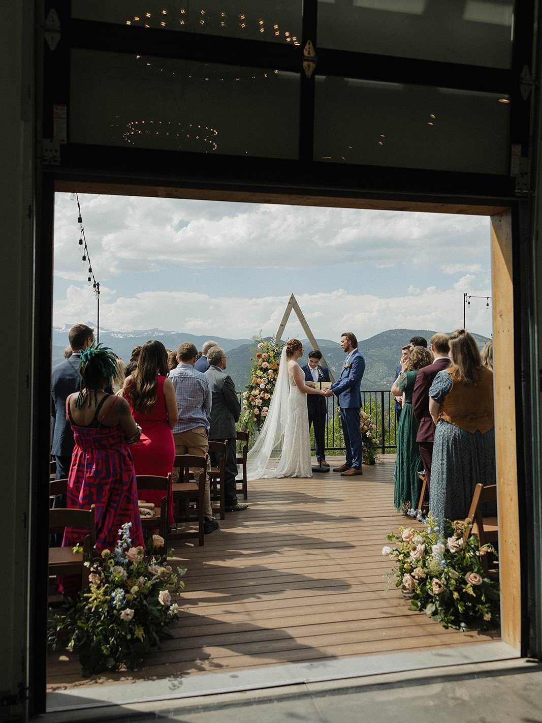 Becca and Matt&rsquo;s beautiful wedding day 🤍

Photo // @jillianbrownphoto 
Planner // @alpenglowevents 
Catering // @sugarpinecatering 
Bar // @cocktailcaravanco 
Hair &amp; Makeup // @tildeathbridalbeauty 
Floral // @lalunaflorals.co 
Rentals // 