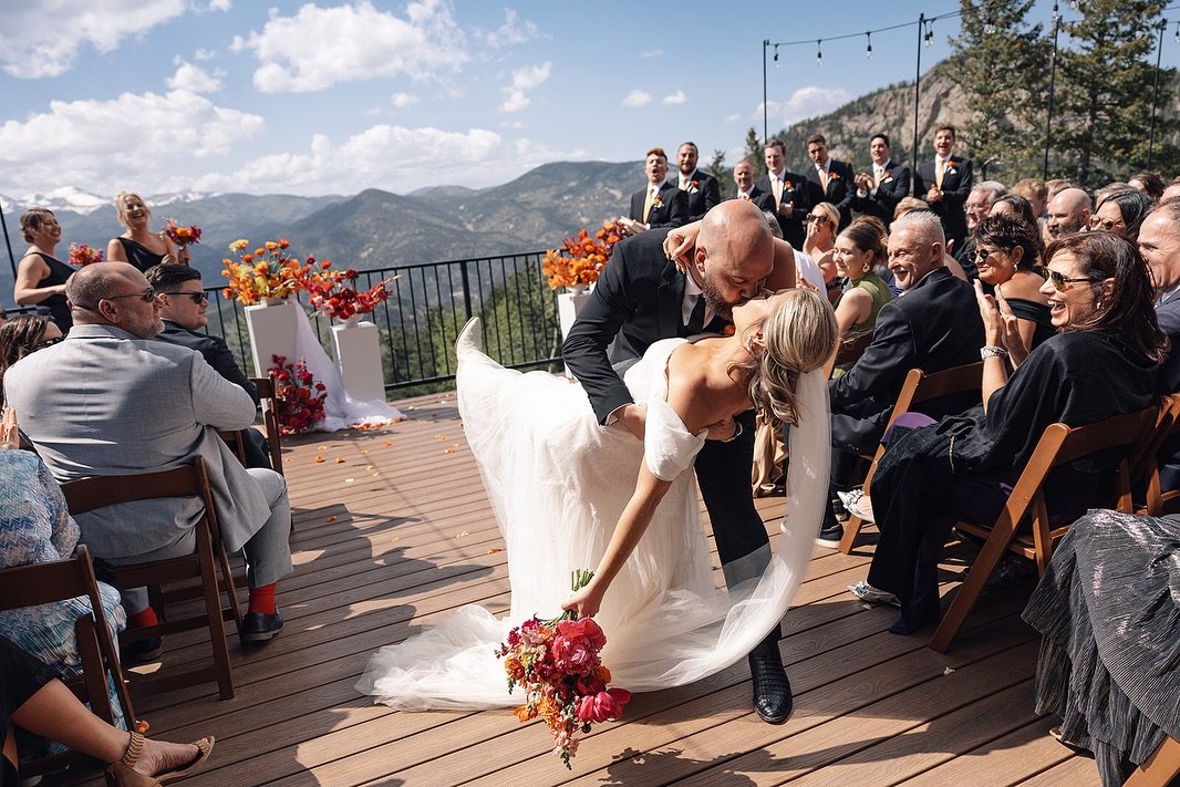 A bright, beautiful June day celebrating Kelsey and Spencer! ✨

The week of their wedding, it rained non-stop all week long. We weren&rsquo;t sure how the weather would be Saturday, and we planned for everything, but in typical Colorado fashion, the 