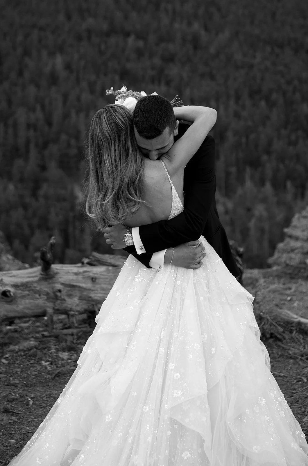 black and white first look