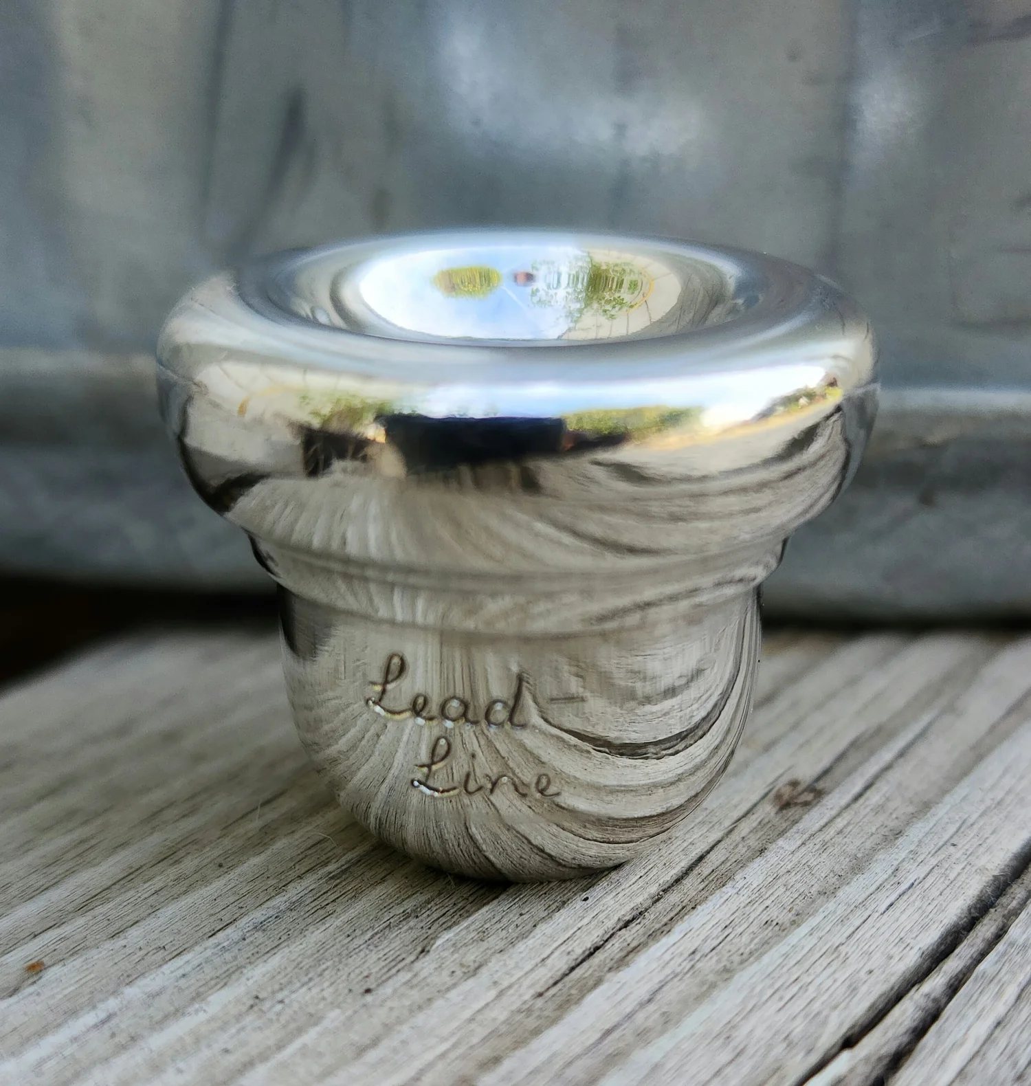 James R New G6A Lead Line Trumpet Mouthpiece Cup — Brass Mavens