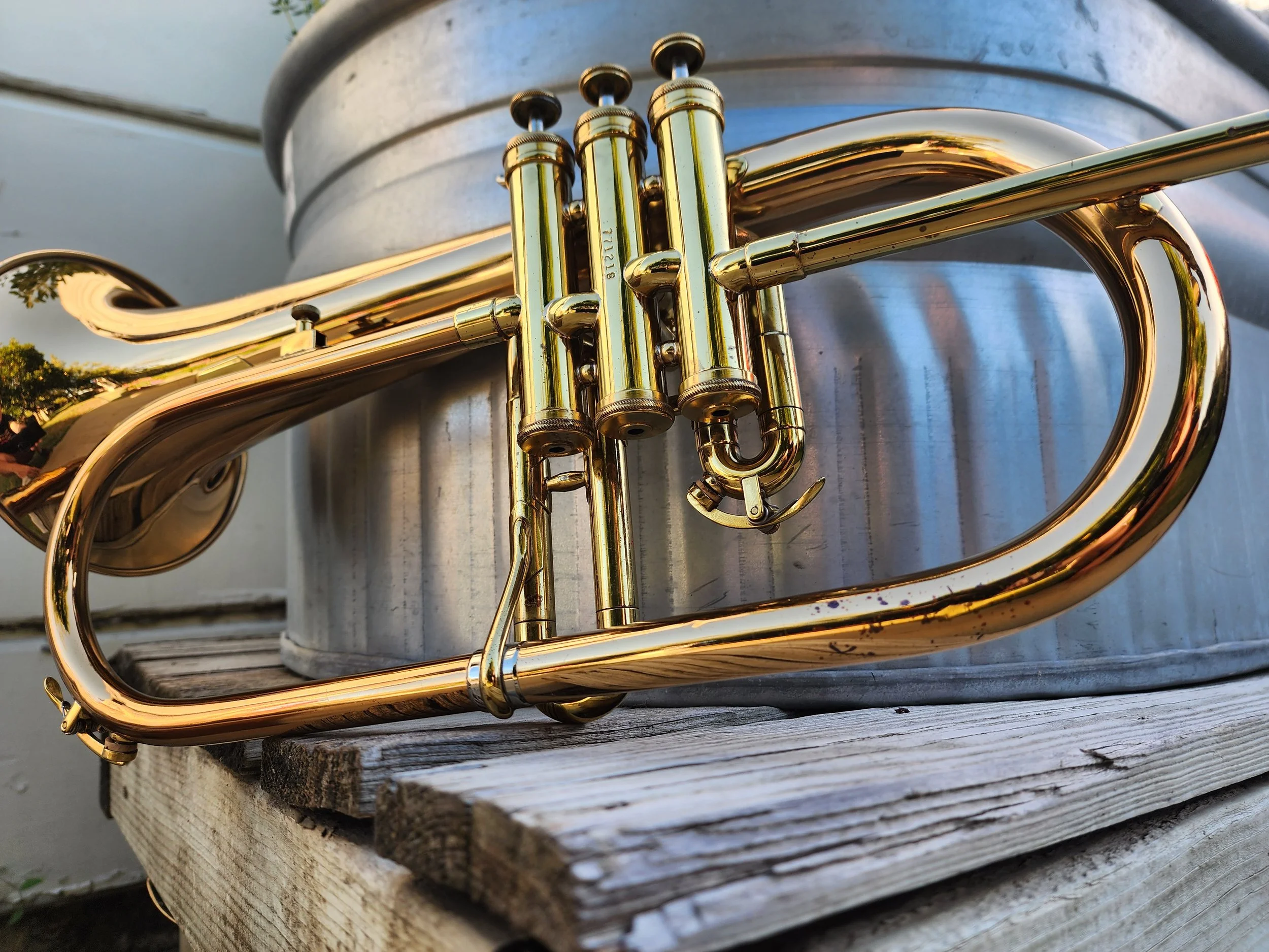 Kanstul Model 1506 C Rotary Trumpet — Brass Mavens