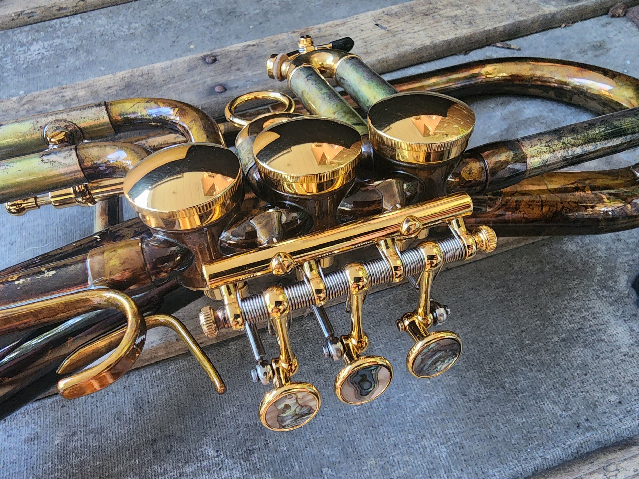 1952 Los Angeles Olds Ambassador Trumpet — Brass Mavens