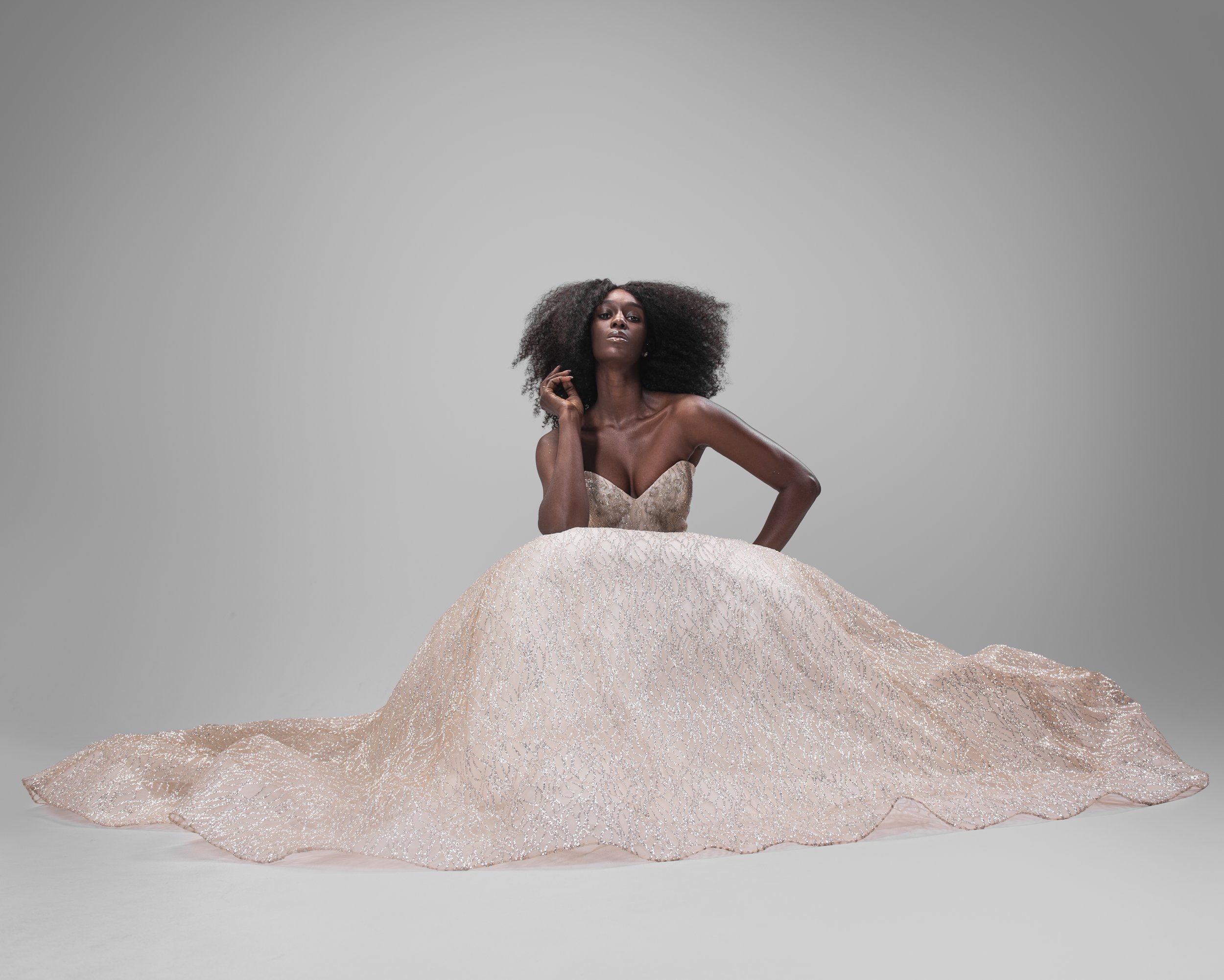 Dennis Gatz's female portrait of Dieynaba is a testament to his skill in capturing the unique beauty and personality of his subjects