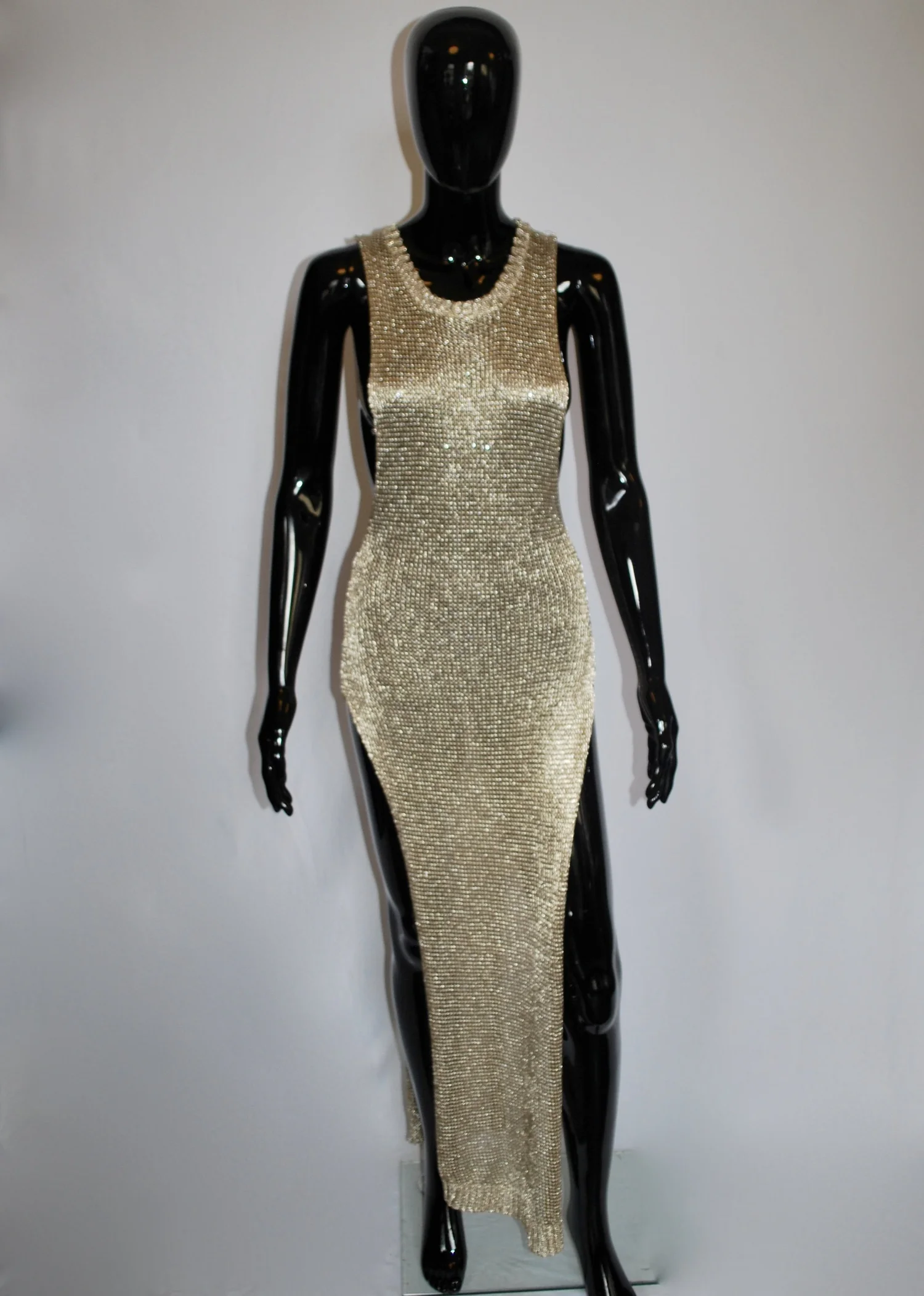 green emerald velvet dress Vintage Gold Pleated Halter Gown