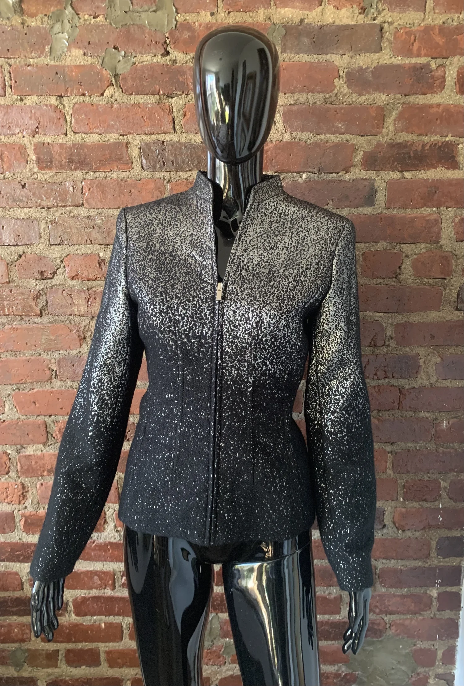 90s Jones New York Silver Ombre Jacket — Sunset Blvd Vintage 