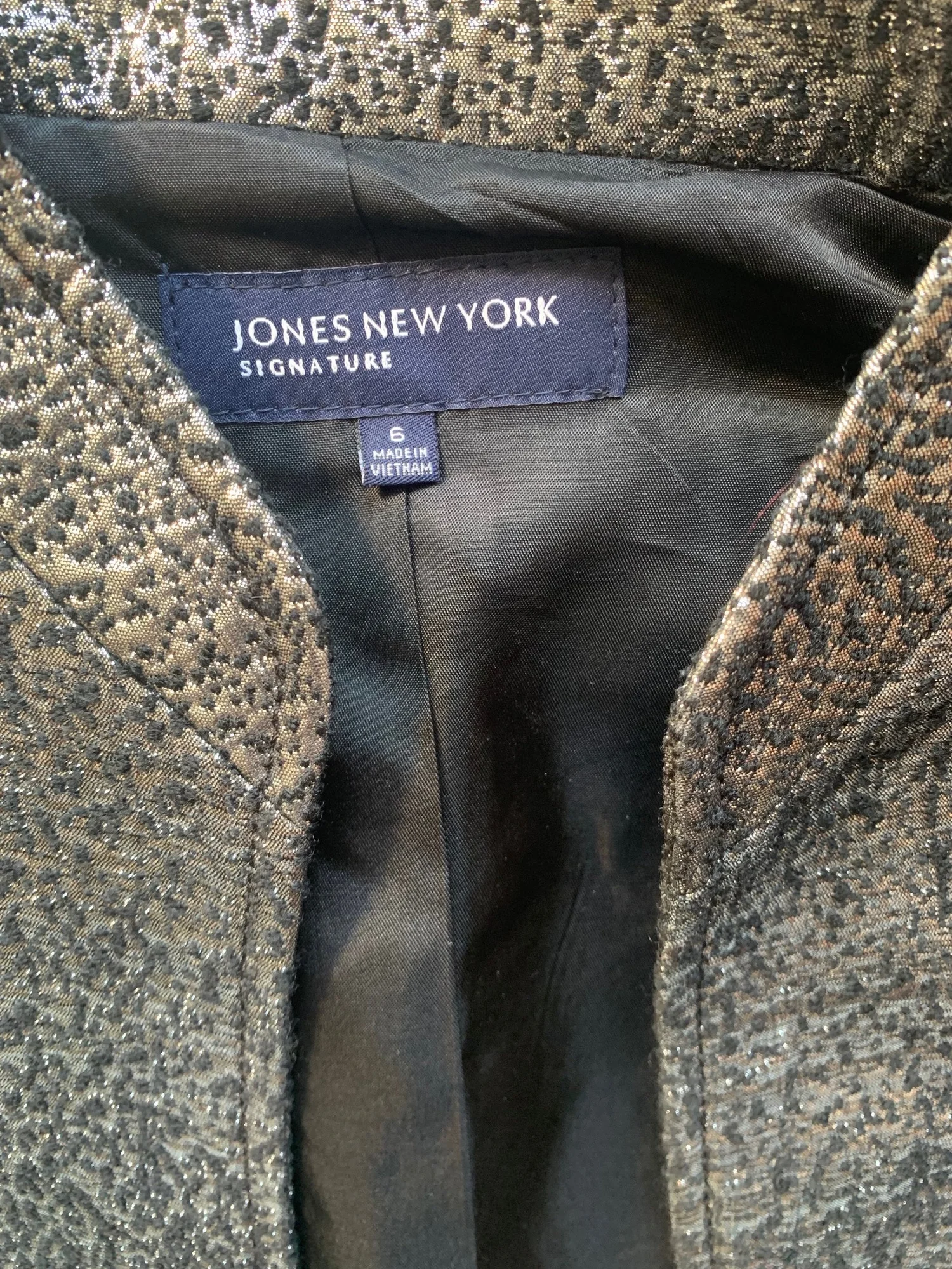 90s Jones New York Silver Ombre Jacket — Sunset Blvd Vintage 