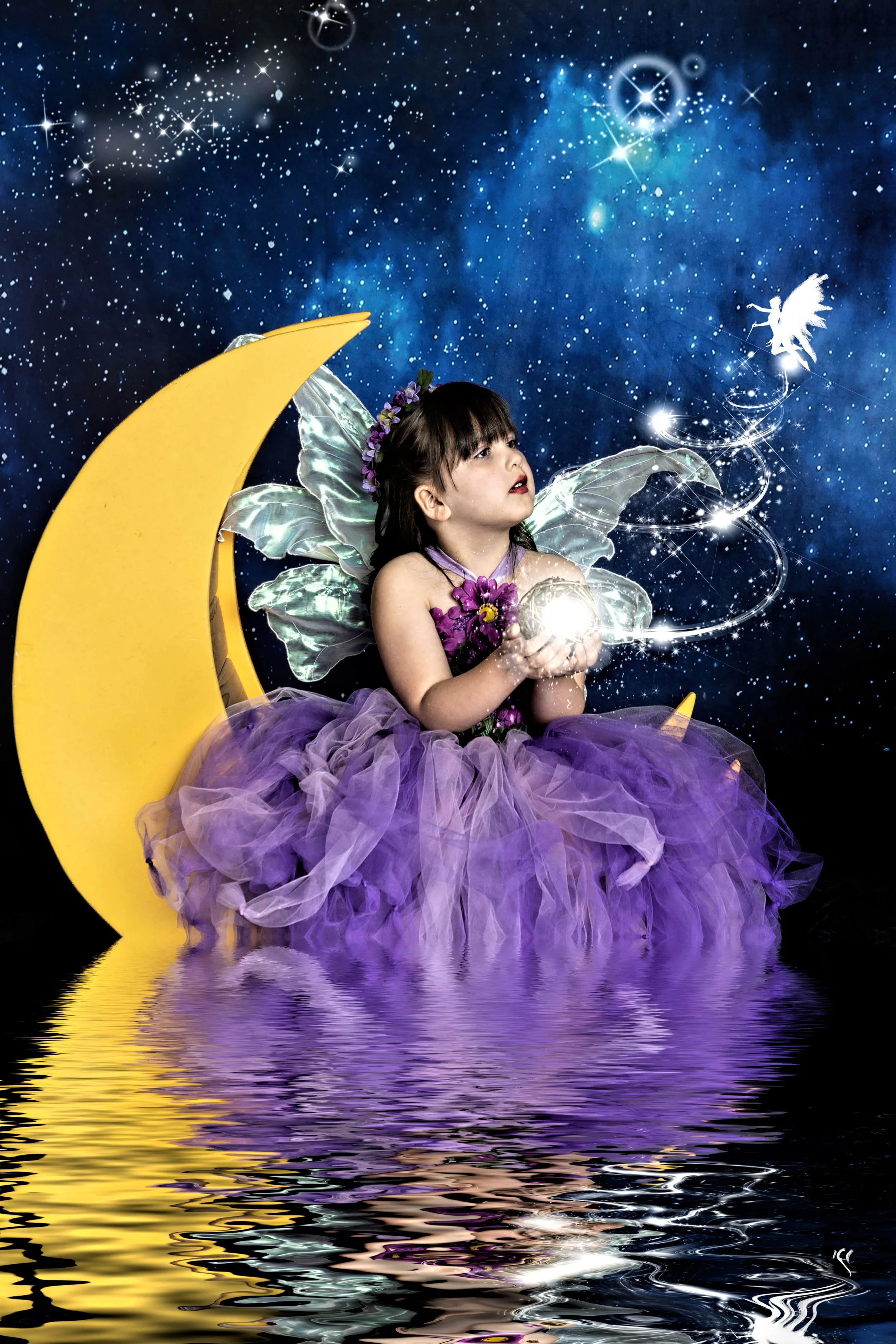 Fairy portrait session photographed at Studio Q Photography in Vancouver WA.