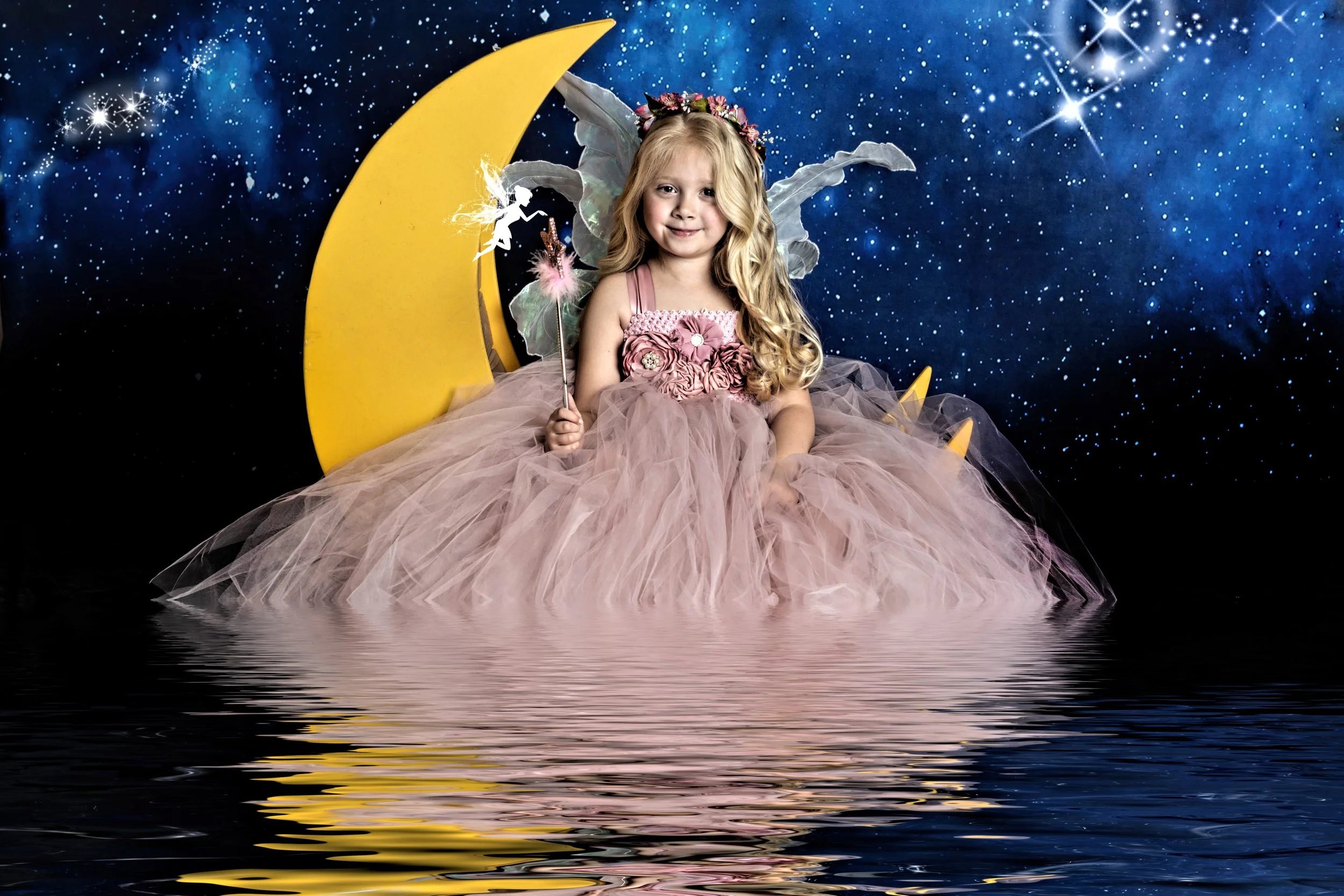 Fairy portrait session photographed at Studio Q Photography in Vancouver WA.