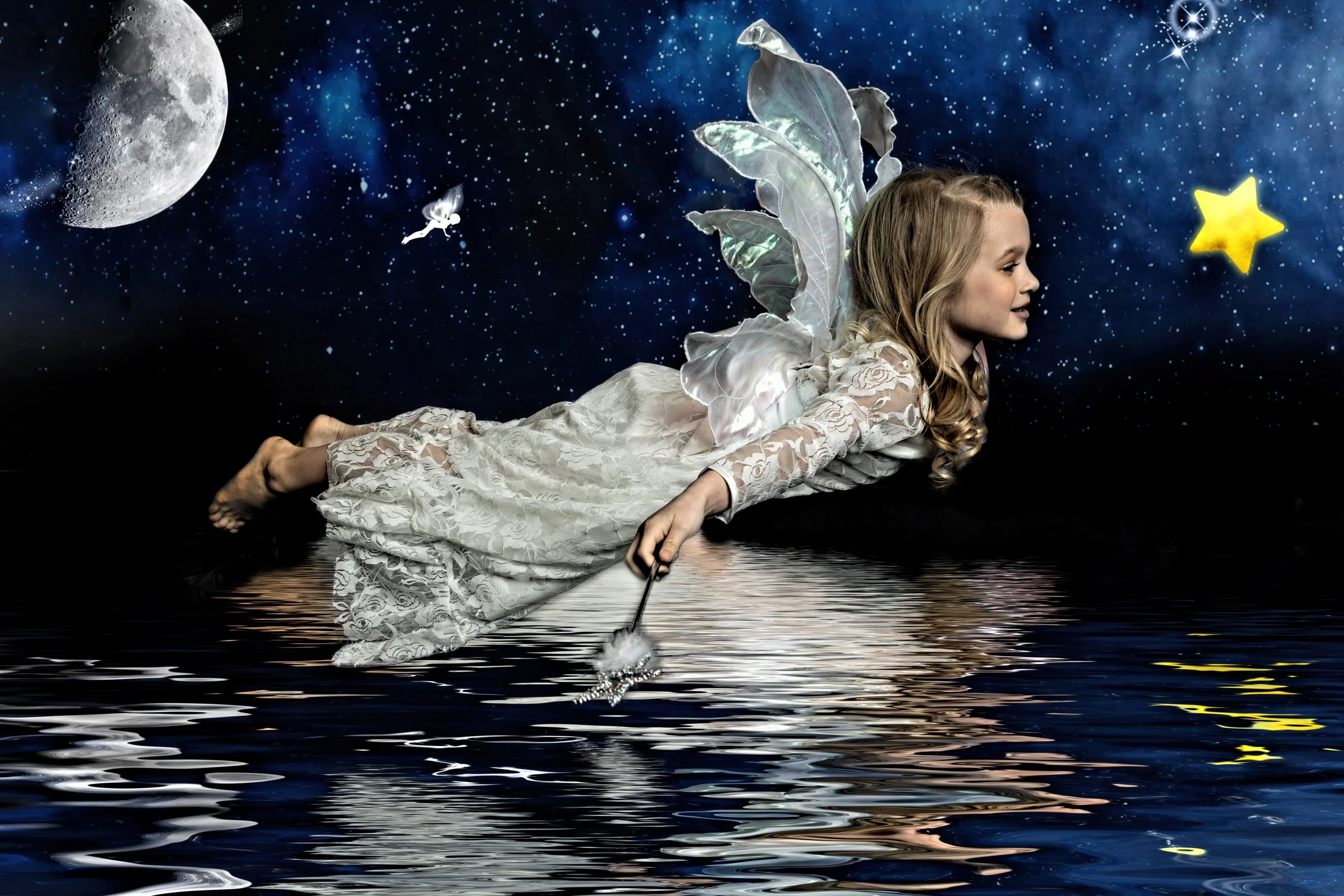 Fairy portrait session photographed at Studio Q Photography in Vancouver WA.