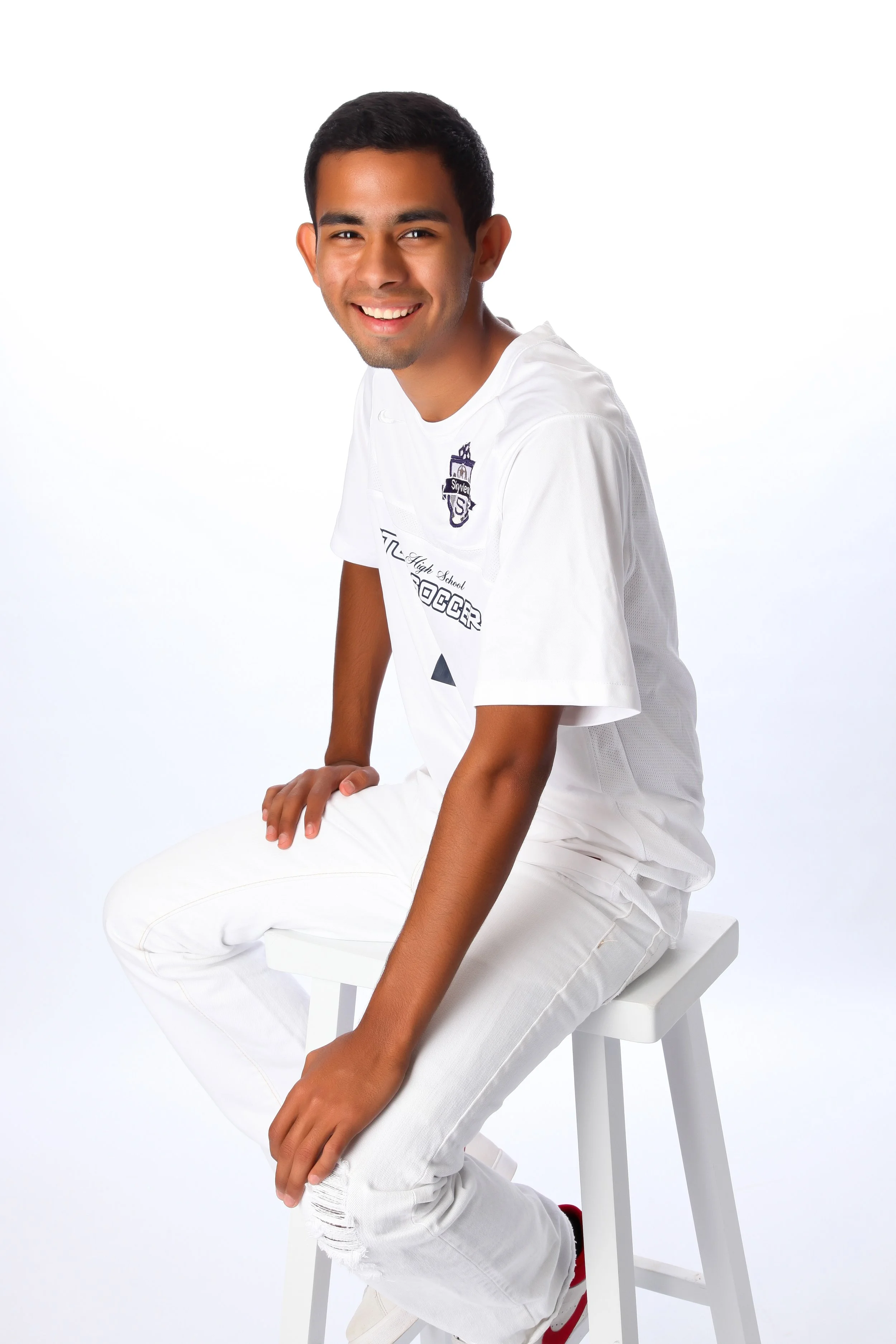 The classic look of white on white.