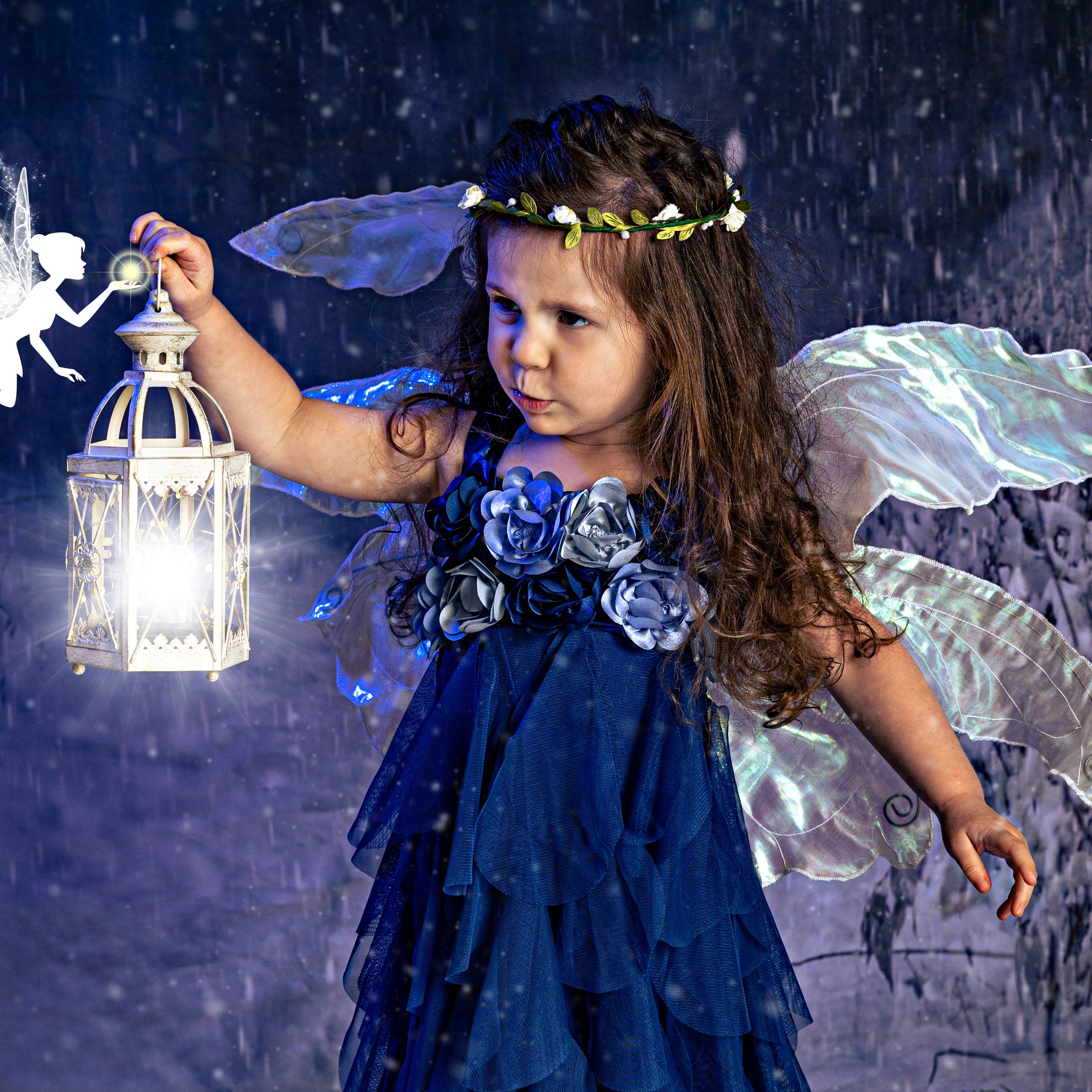 Fairy portrait session photographed at Studio Q Photography in Vancouver WA.