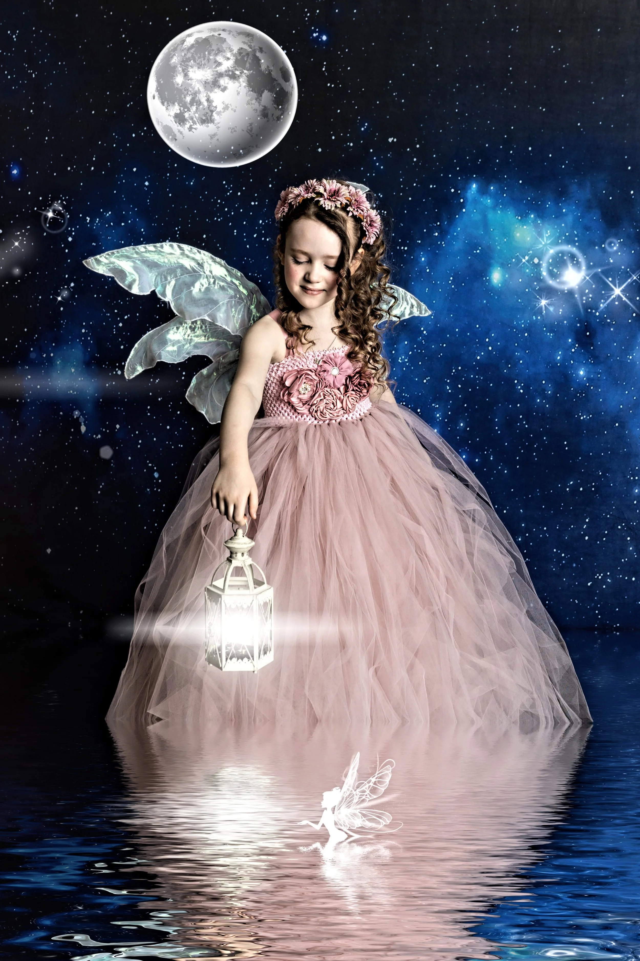 Fairy portrait session photographed at Studio Q Photography in Vancouver WA.