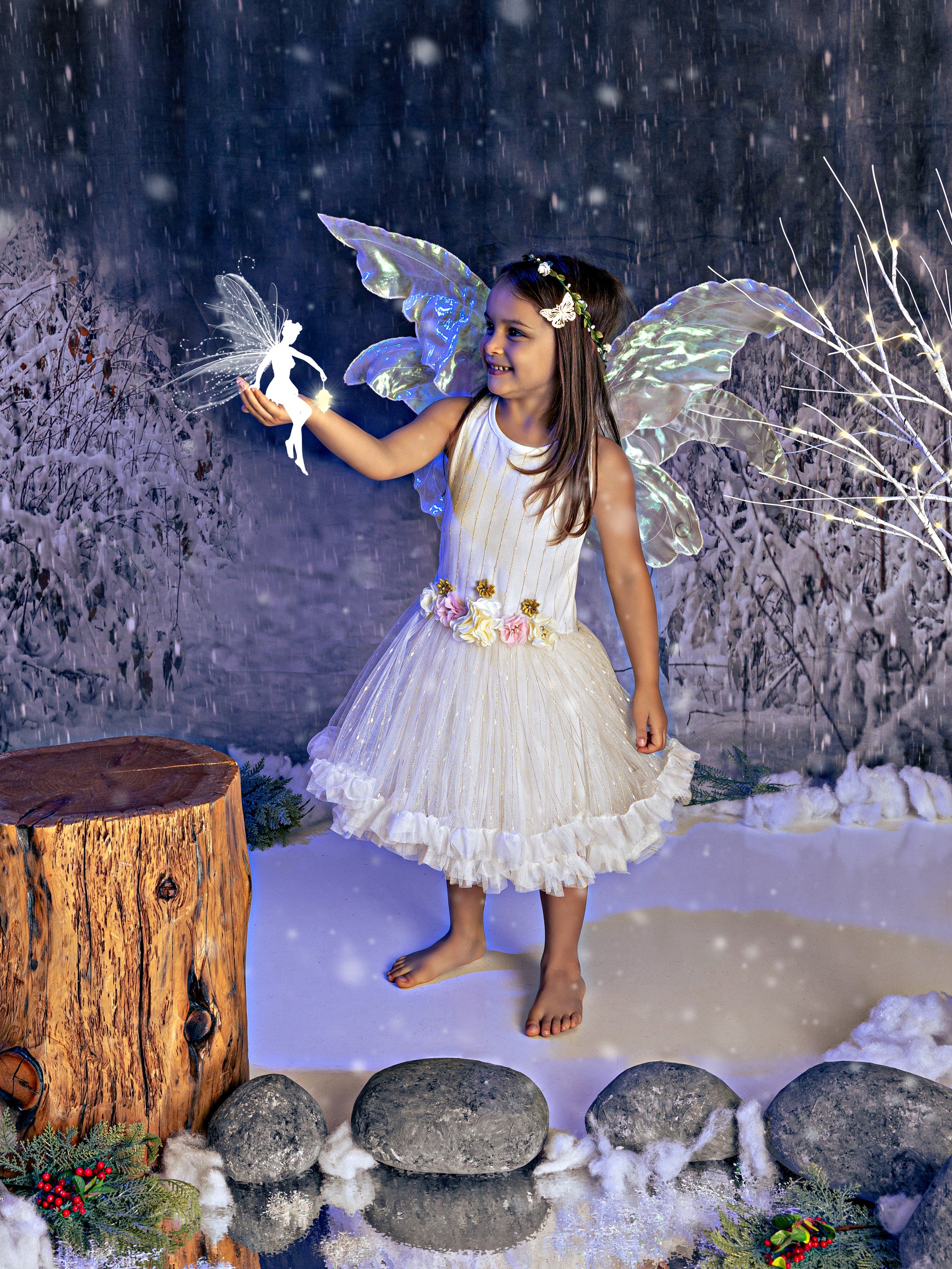 Fairy portrait session photographed at Studio Q Photography in Vancouver WA.