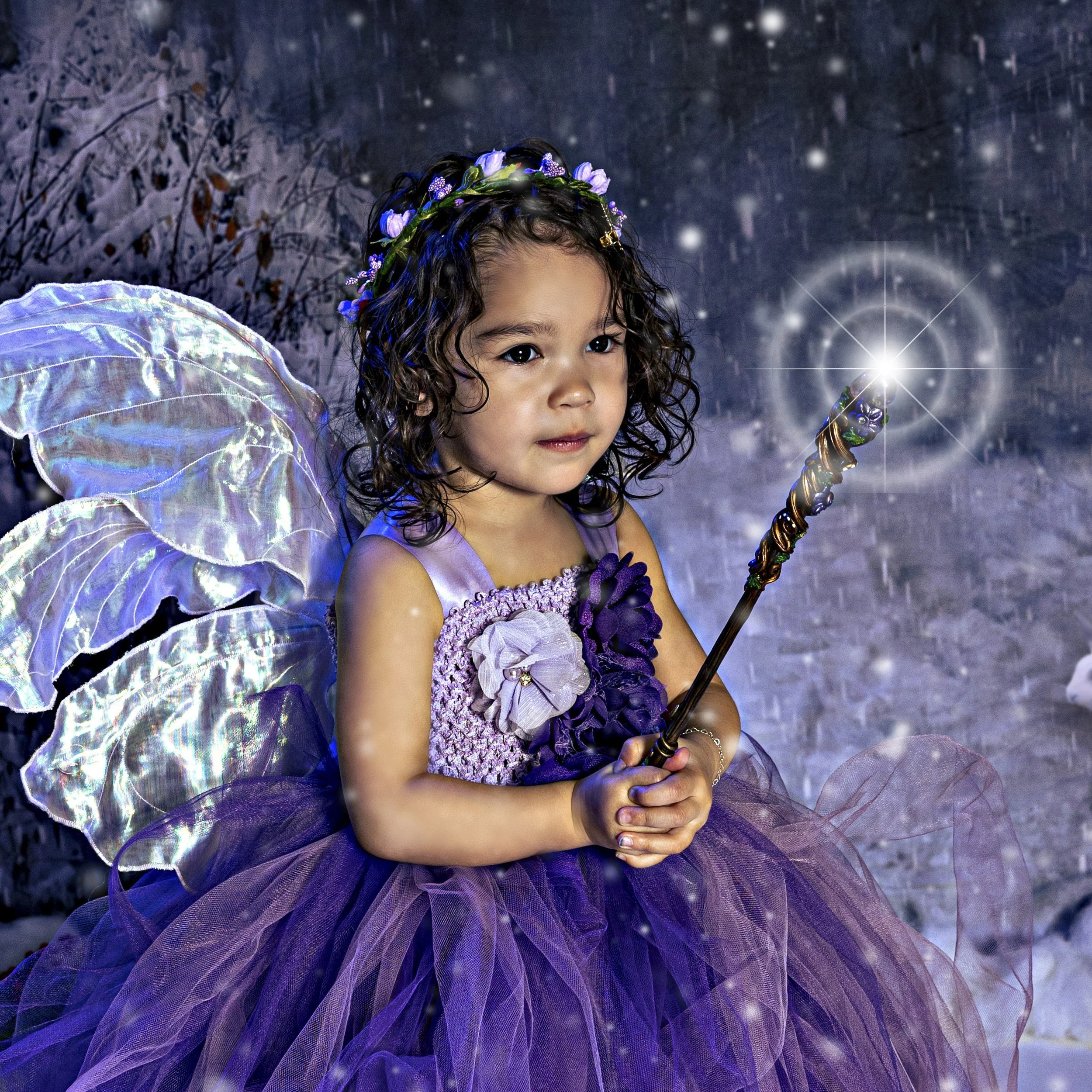 Fairy portrait session photographed at Studio Q Photography in Vancouver WA.