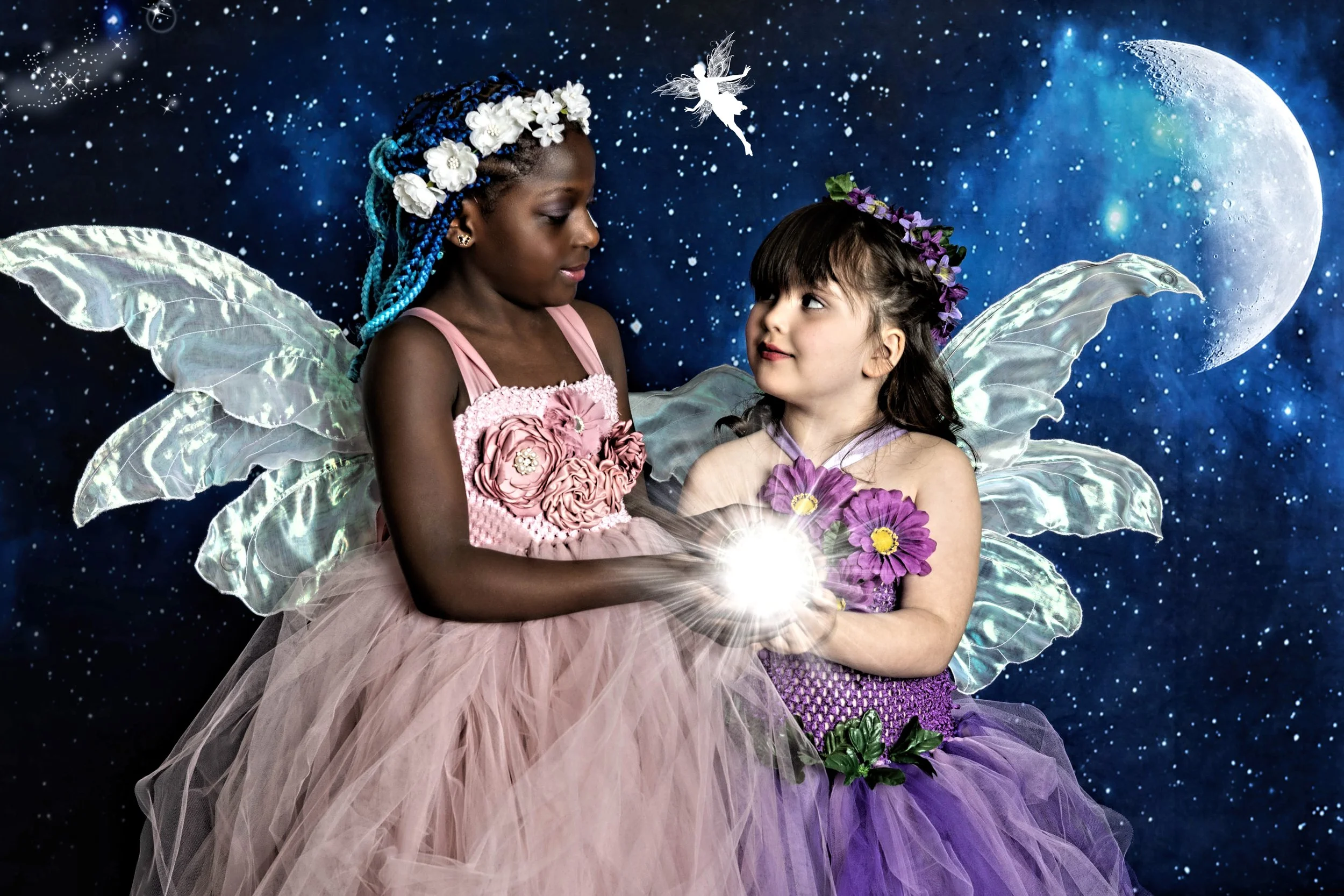 Fairy portrait session photographed at Studio Q Photography in Vancouver WA.