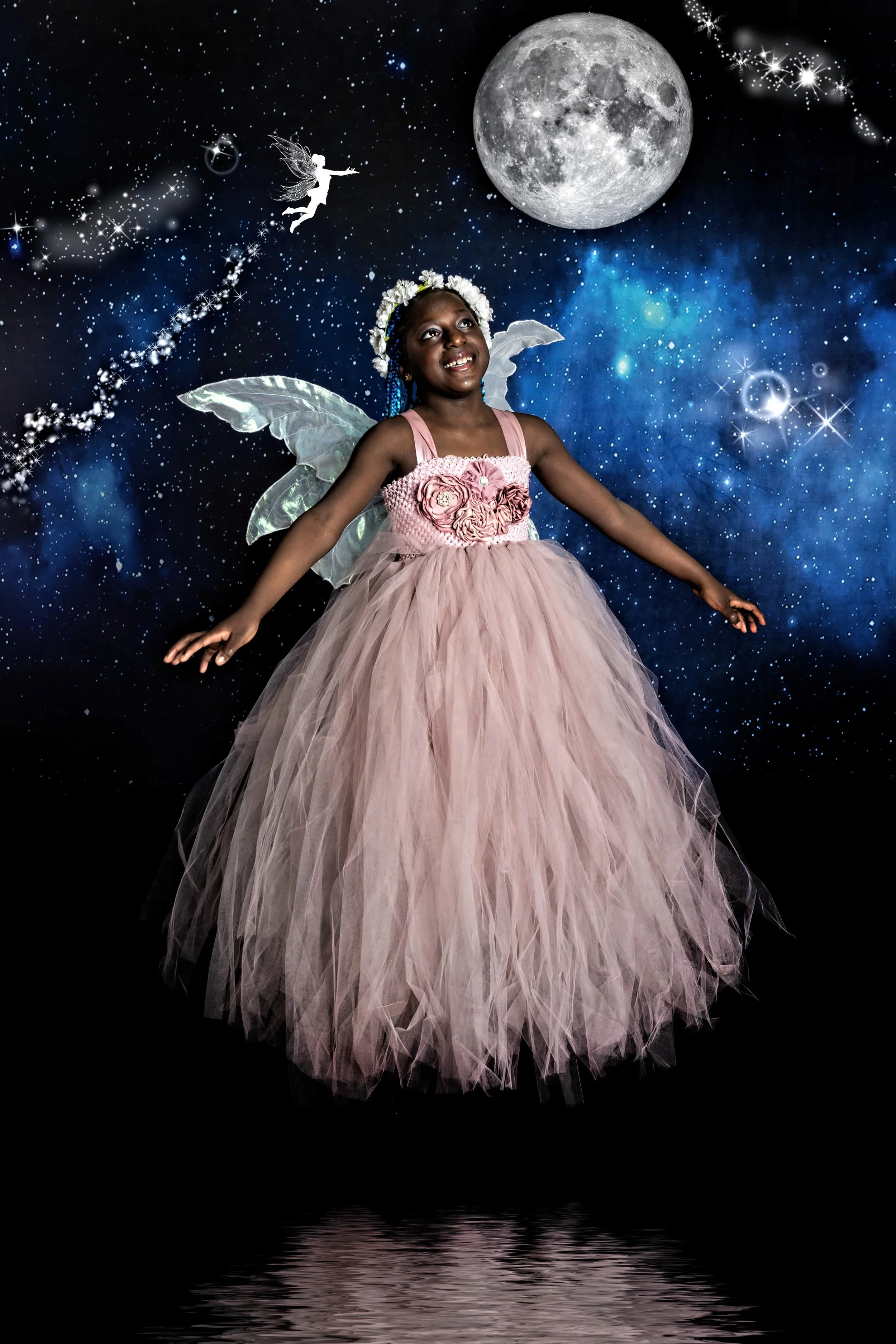 Fairy portrait session photographed at Studio Q Photography in Vancouver WA.