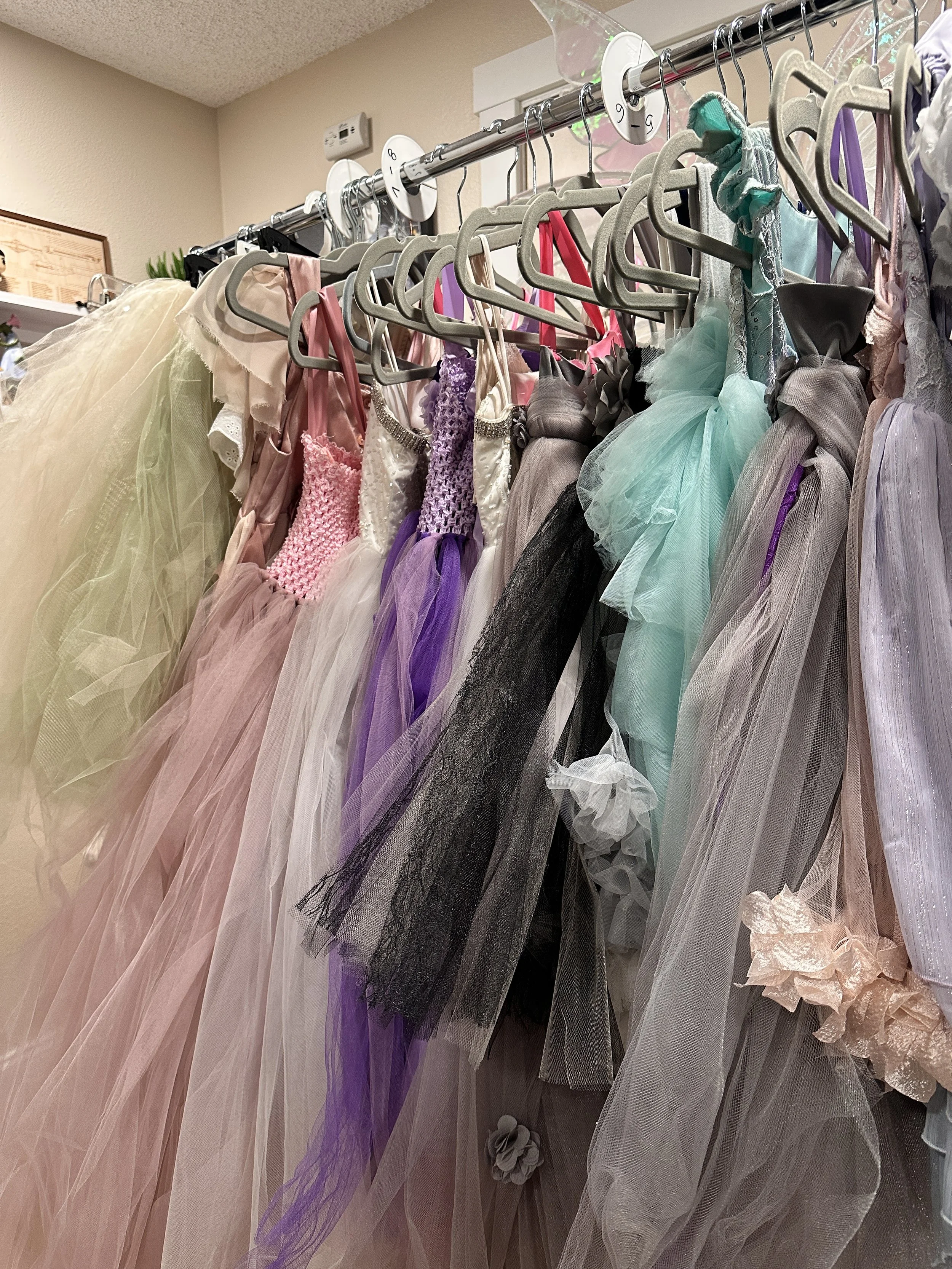 Collection of fairy dresses