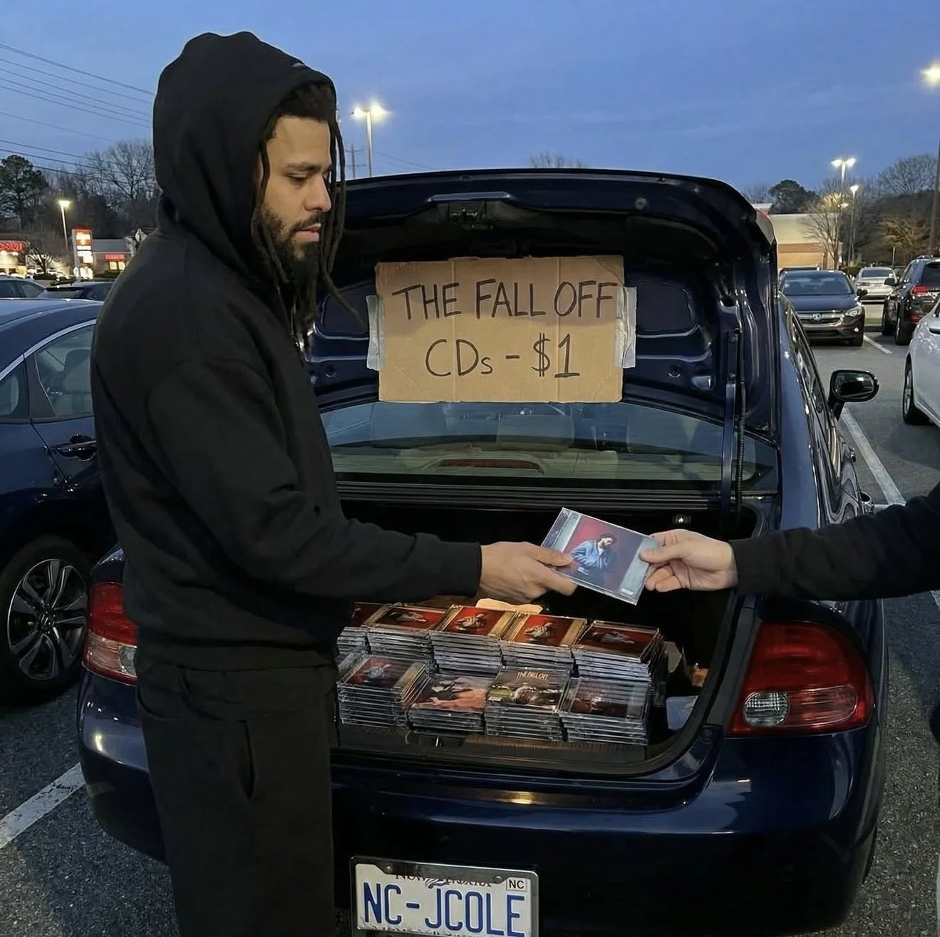 J.Cole Promotes His New Album In Atlanta