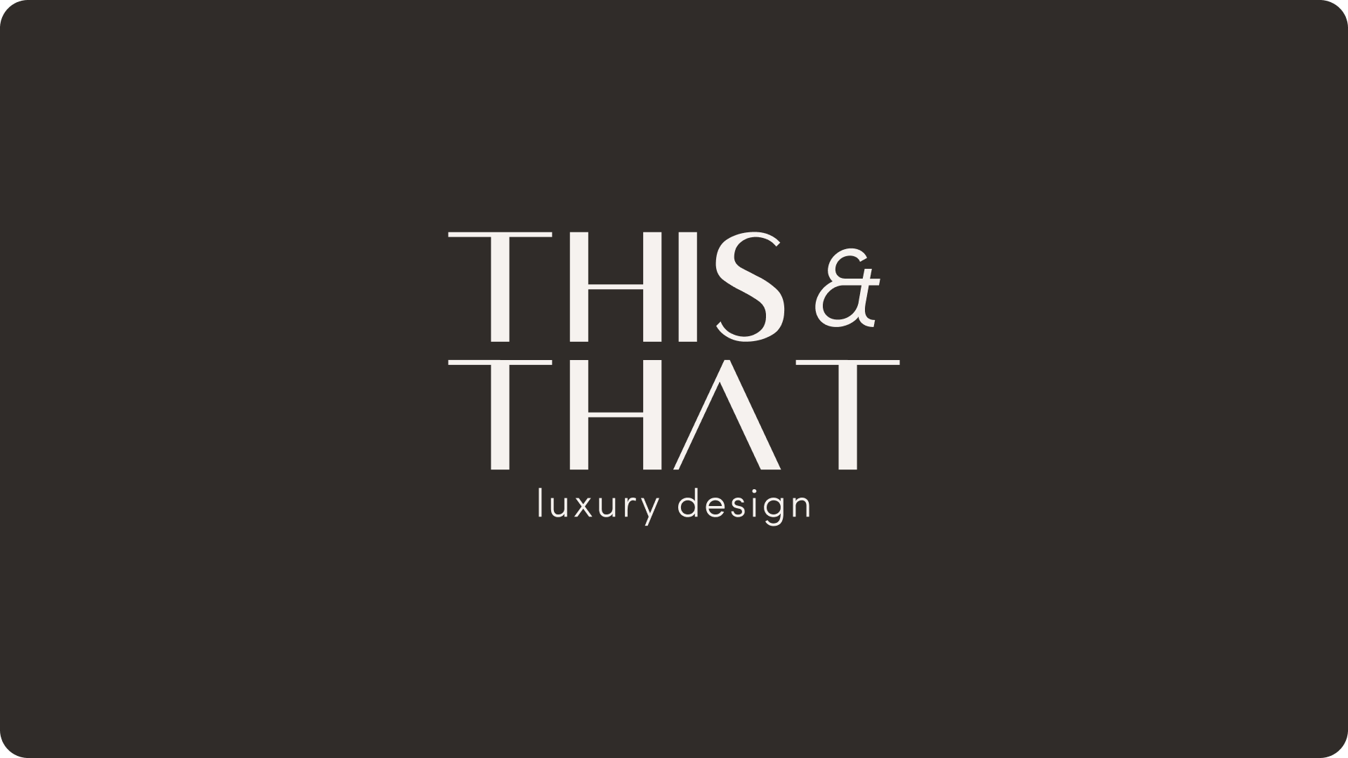 This and That