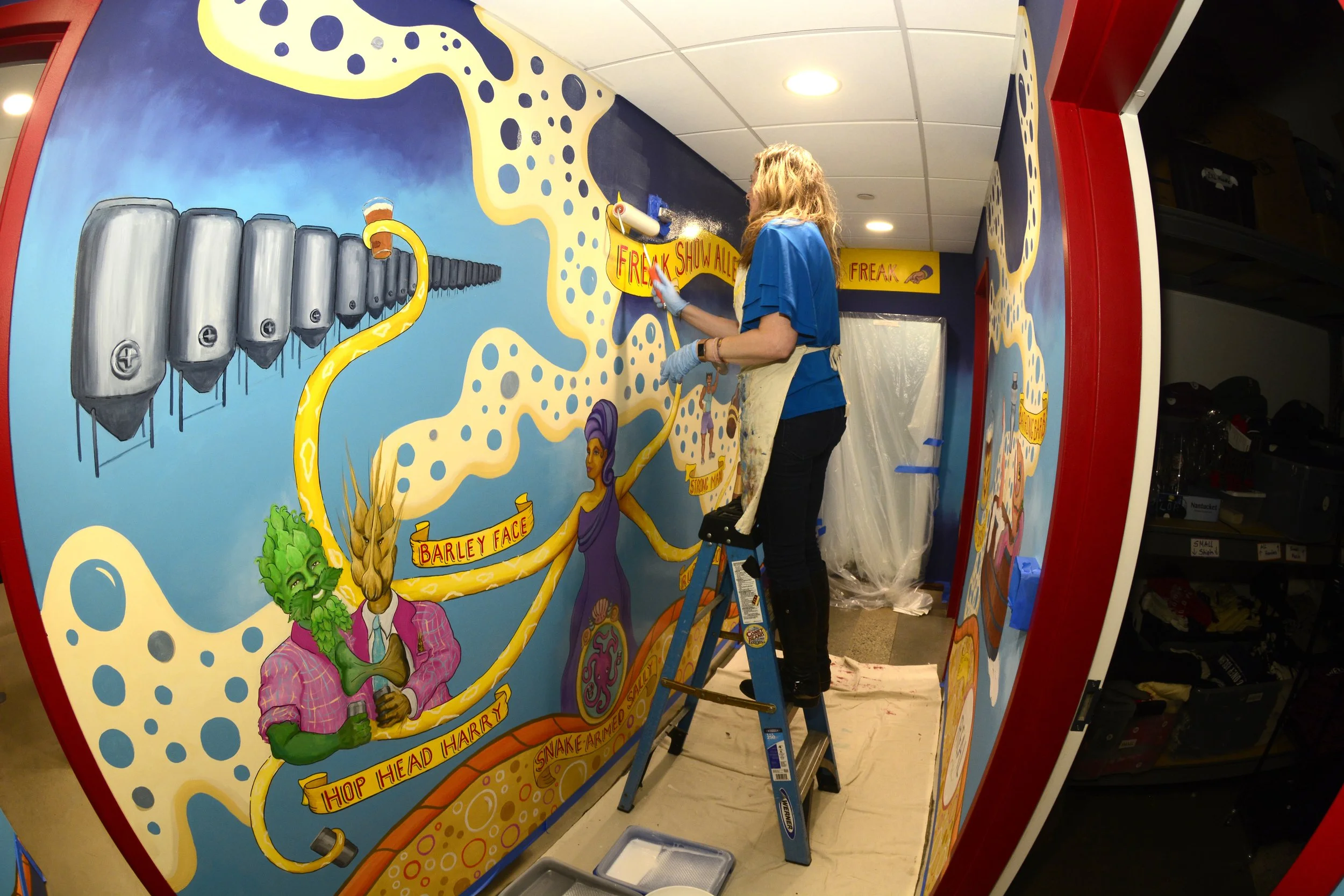 Congress of Curious Peoples: &nbsp;Workshop: Sideshow Mini Painting Banner&nbsp; with Toni-Lee Sangastiano