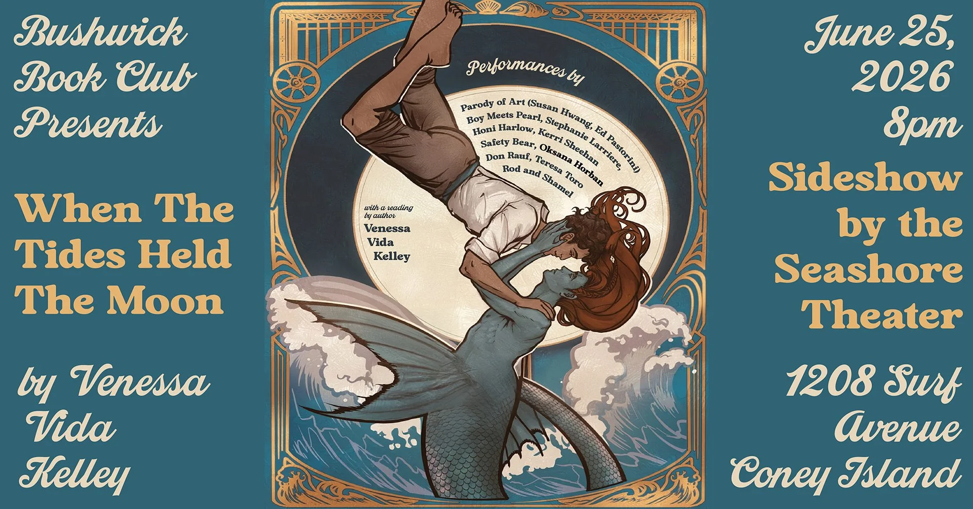 Bushwick Book Club presents WHEN THE TIDES HELD THE MOON by Venessa Vida Kelley