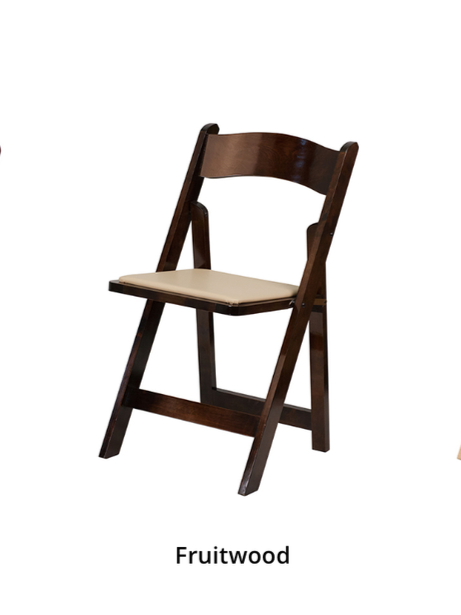 Fruit Wood Padded Chair