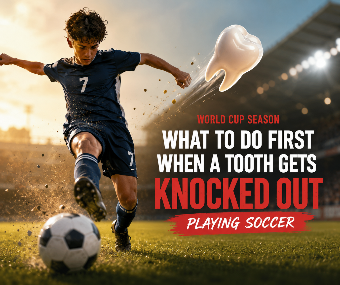 Knocked Out a Tooth Playing Soccer? What to Do in the Next 60 Minutes.
