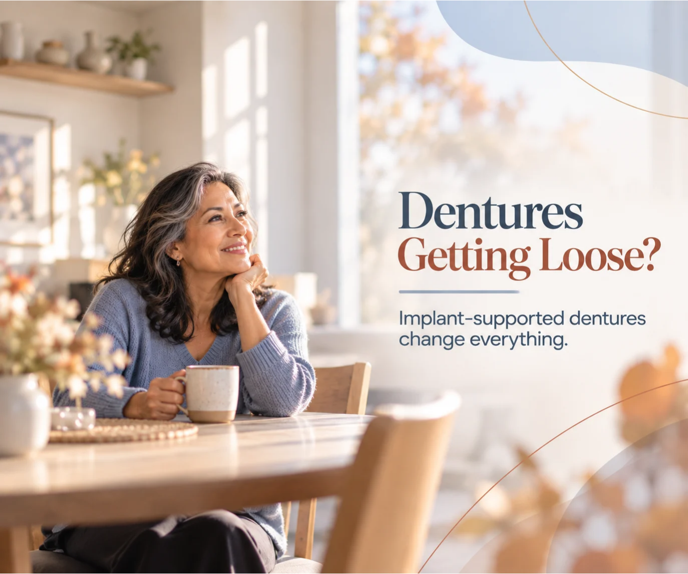 When Your Denture Keeps Slipping — and How Implants Can Lock It in Place