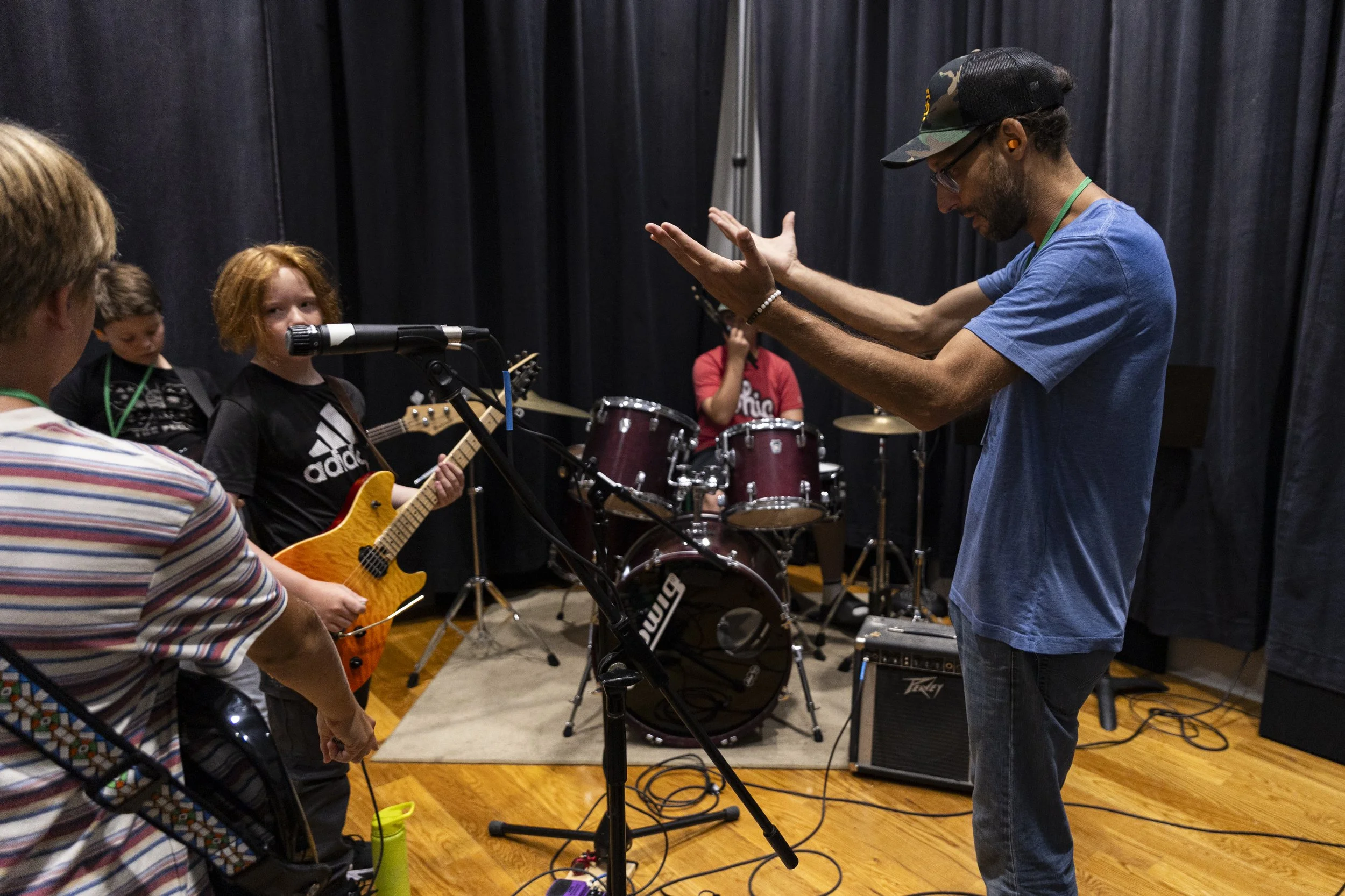 Music camp rehearsal, 7/24/25