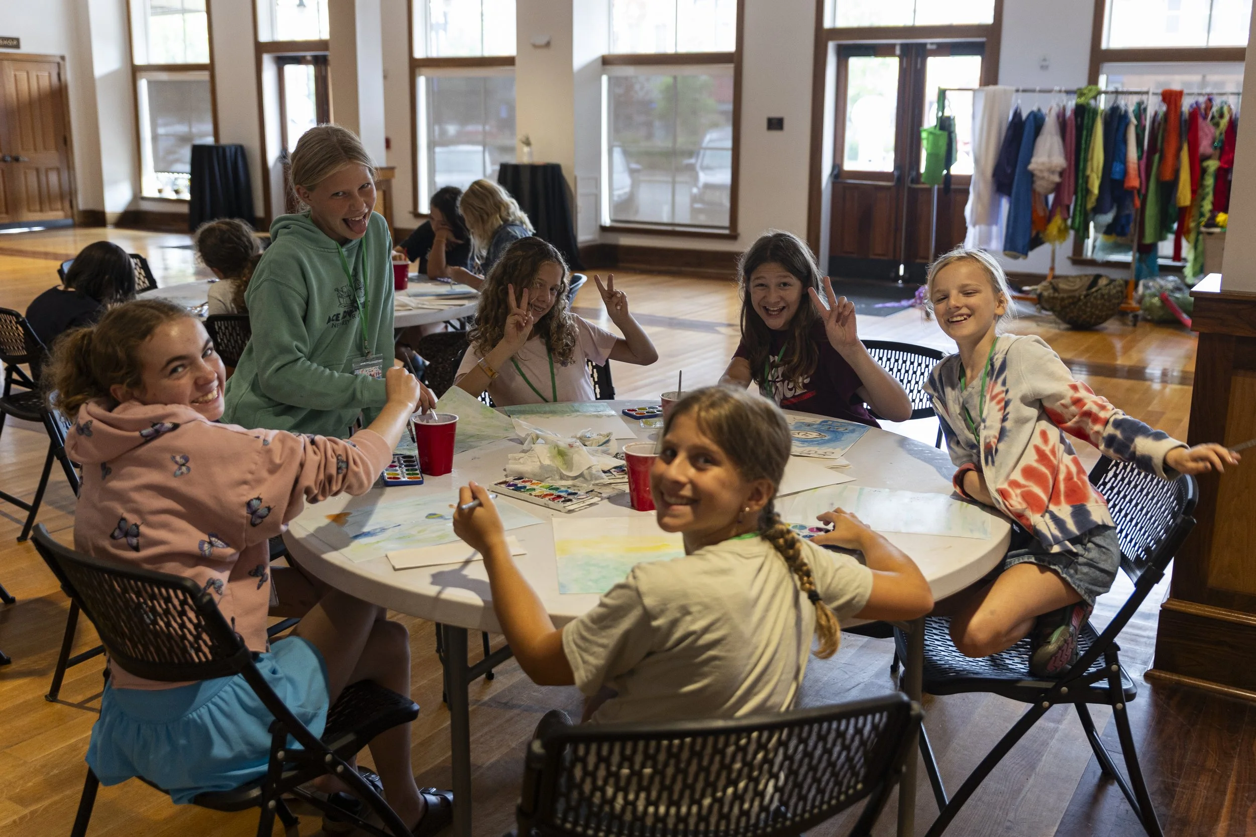 Drama camp painting, 7/29/25