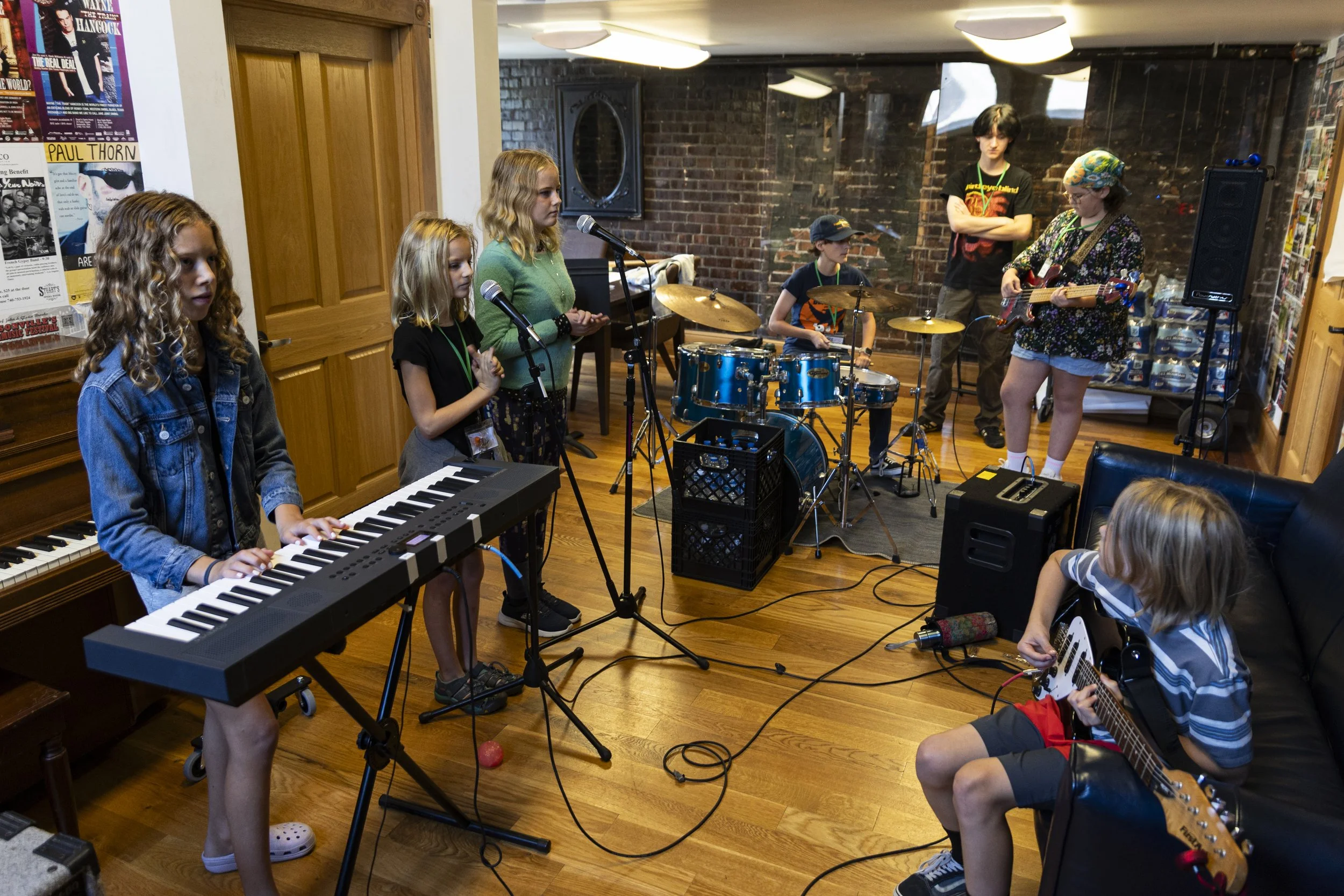 Music camp rehearsal, 7/24/25