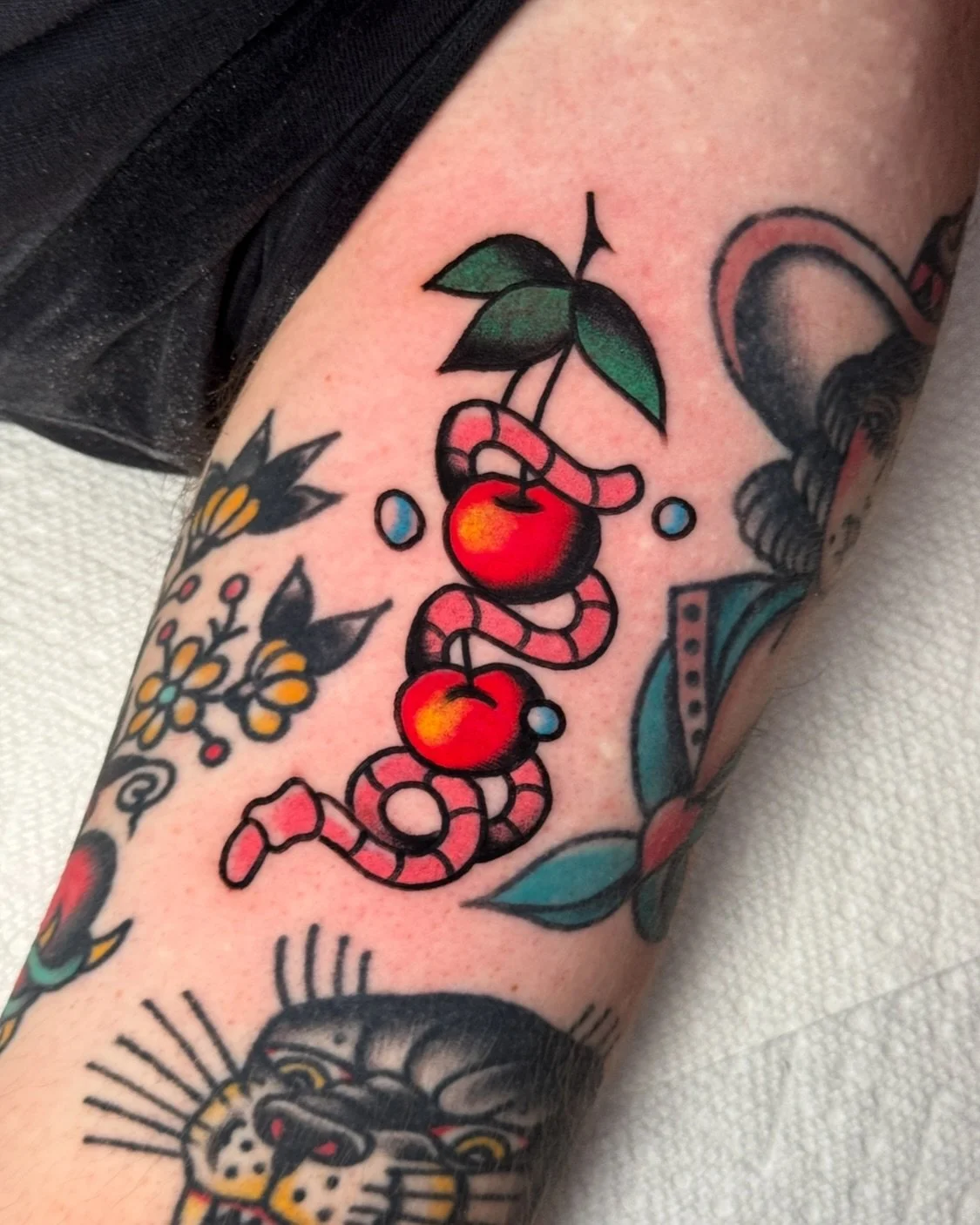 Somethin funky, for a funky gap. HMU if you need some filler to finish your sleeves. @lastlaughtattoophx