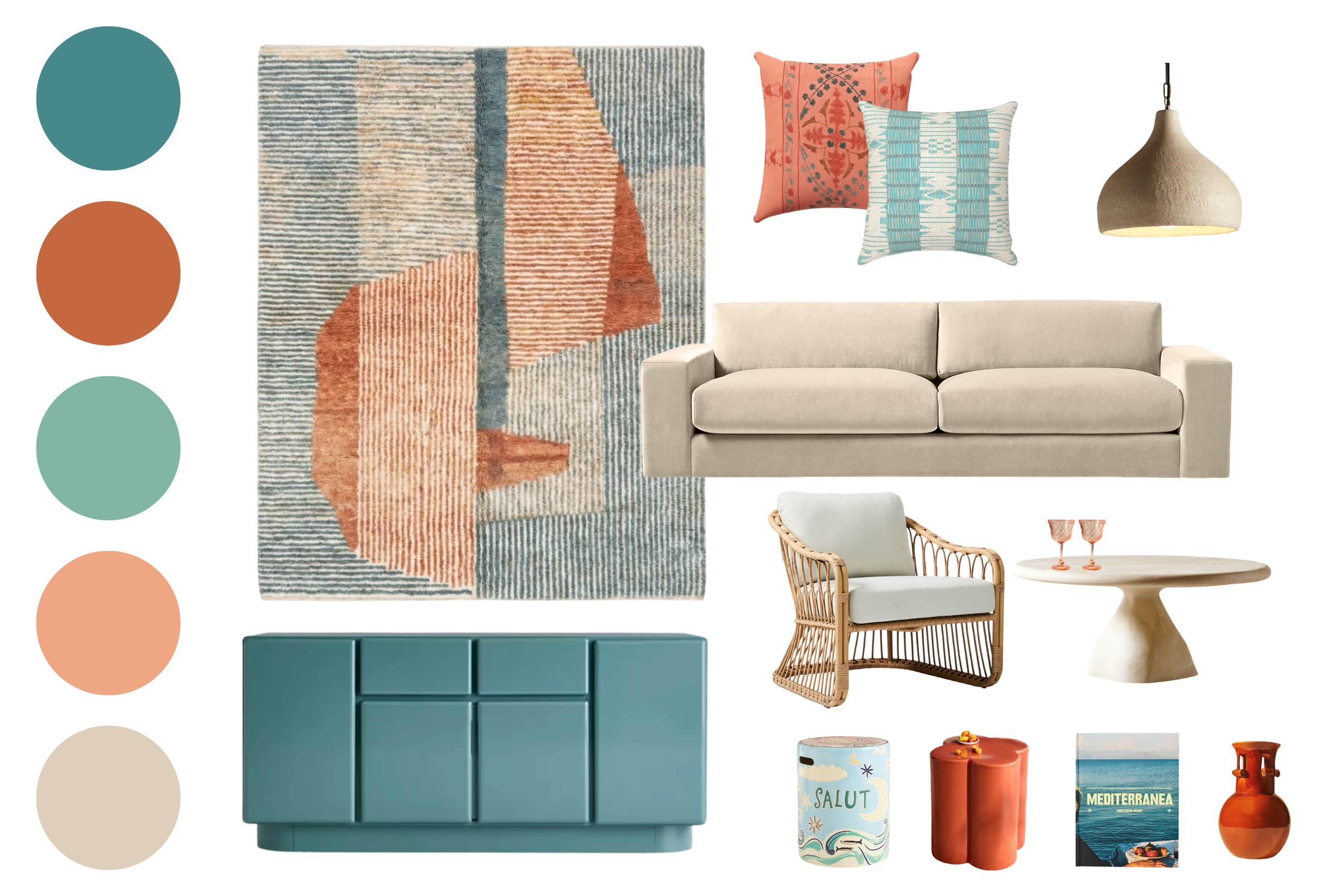 Mediterranean Summer Color Palette