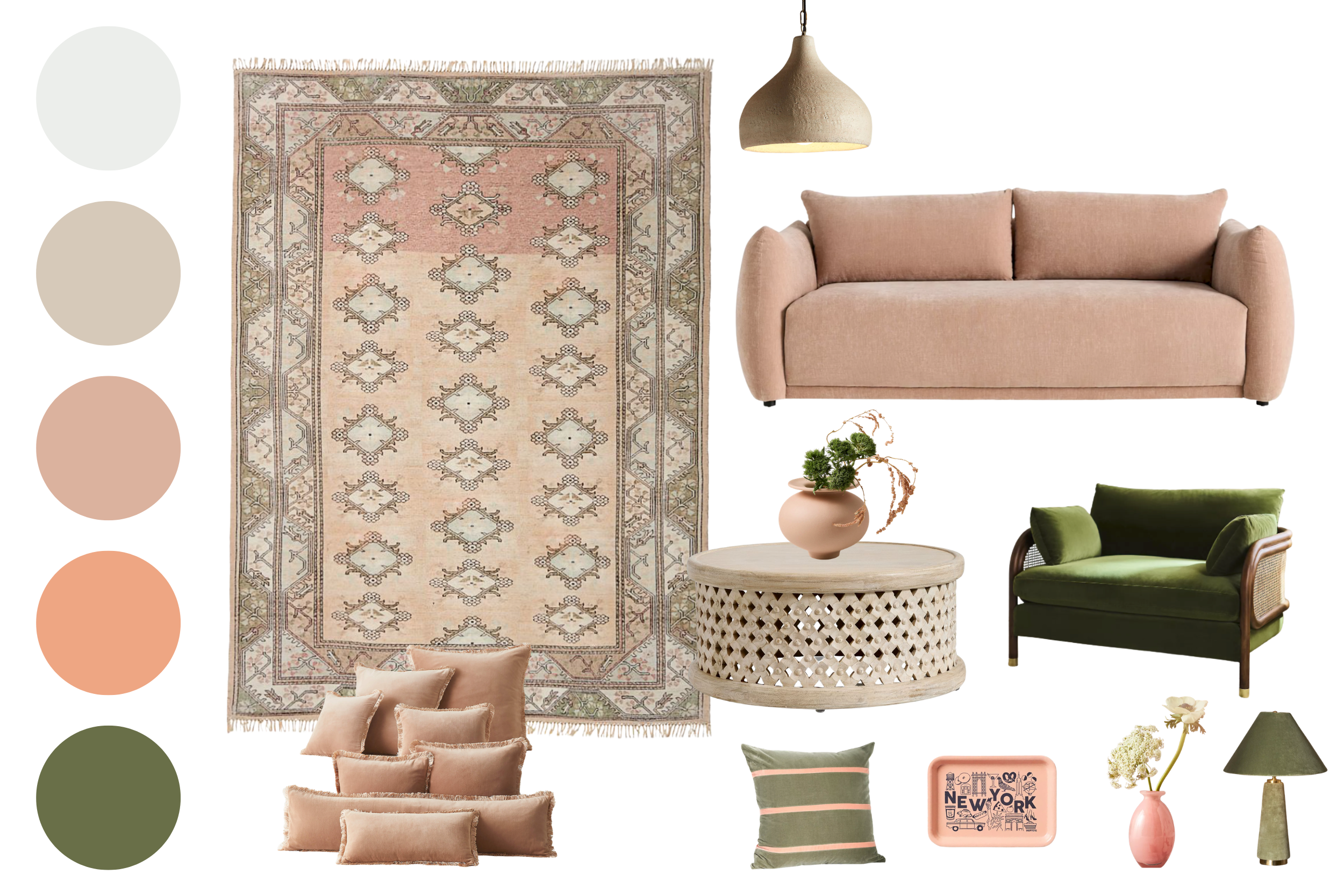 Boho Blush Color Palette
