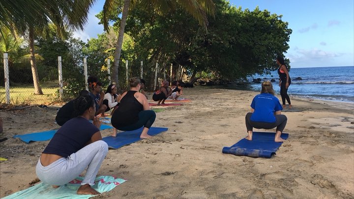 happy-brown-girl-on-the-beach-soka-gyal-march-14-2020-floor-yoga-in-st-vincent-and-the-grenadines.JPG