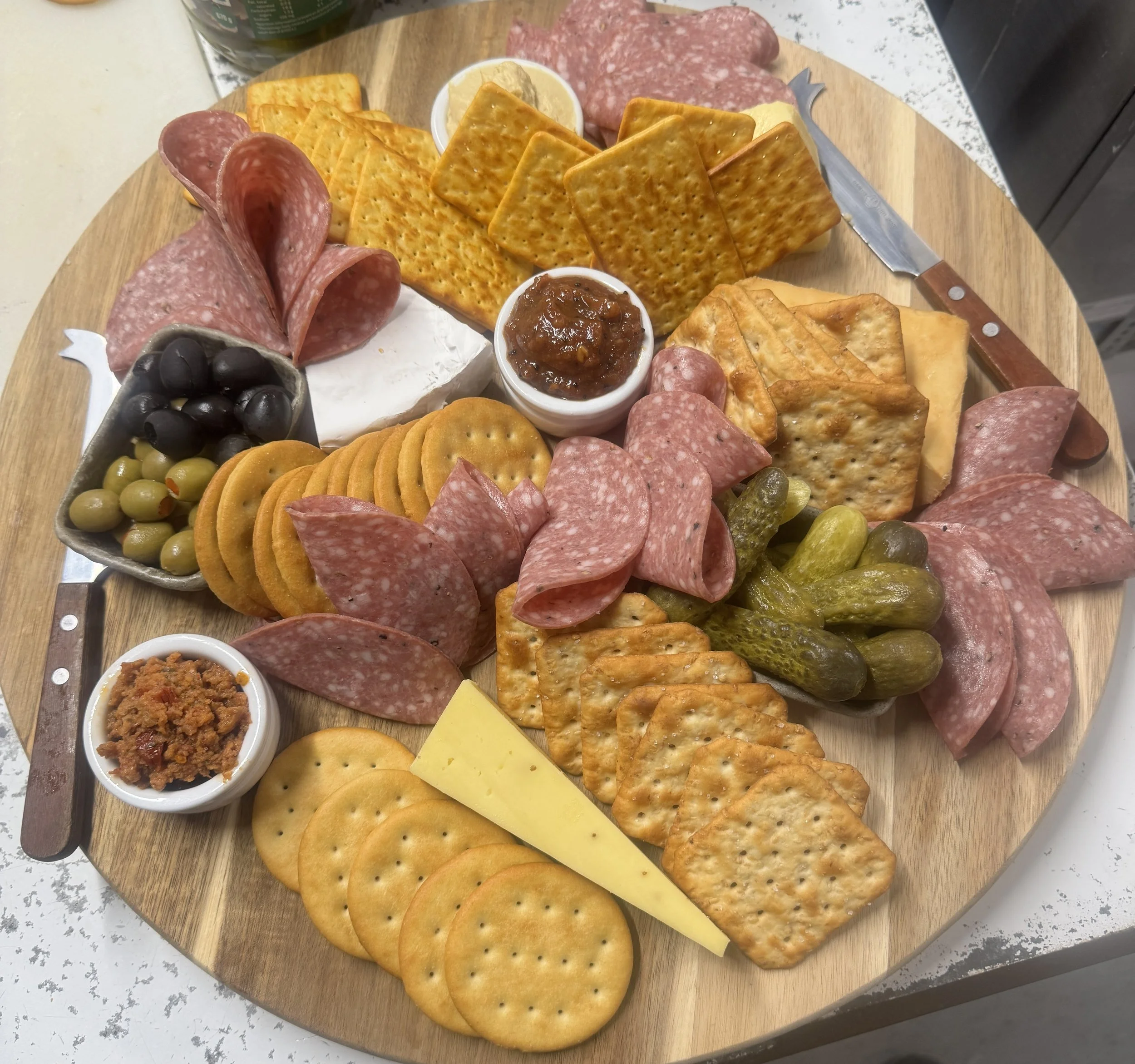 Cheeseboard made for an event