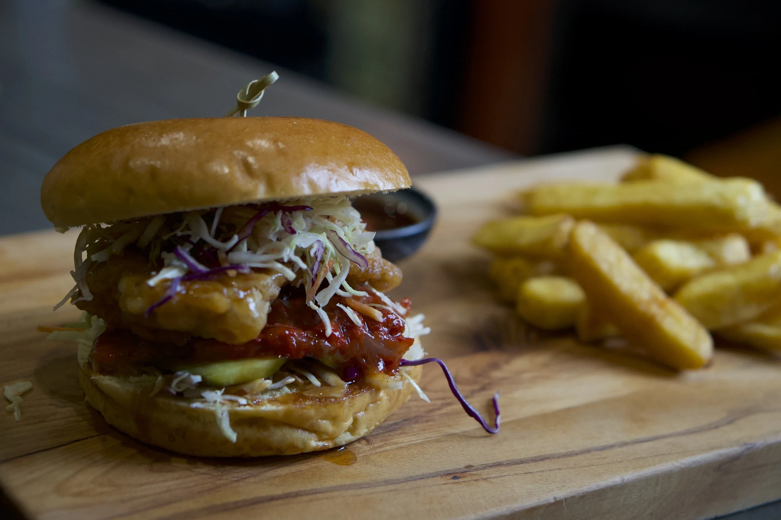 KFC (Korean Fried Chicken) Burger