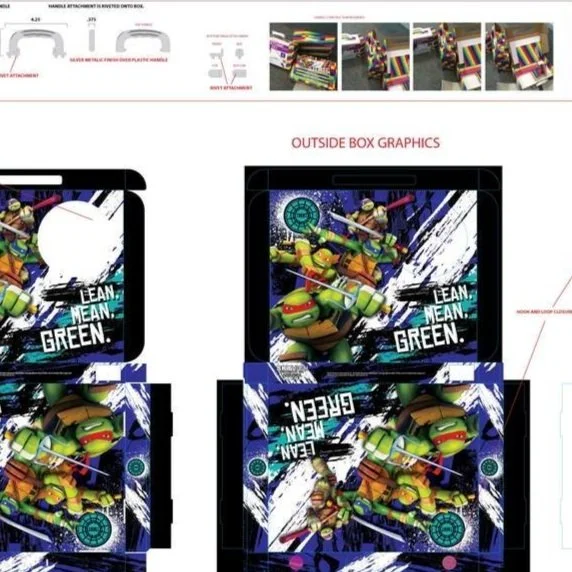 Production Art and Die Lines