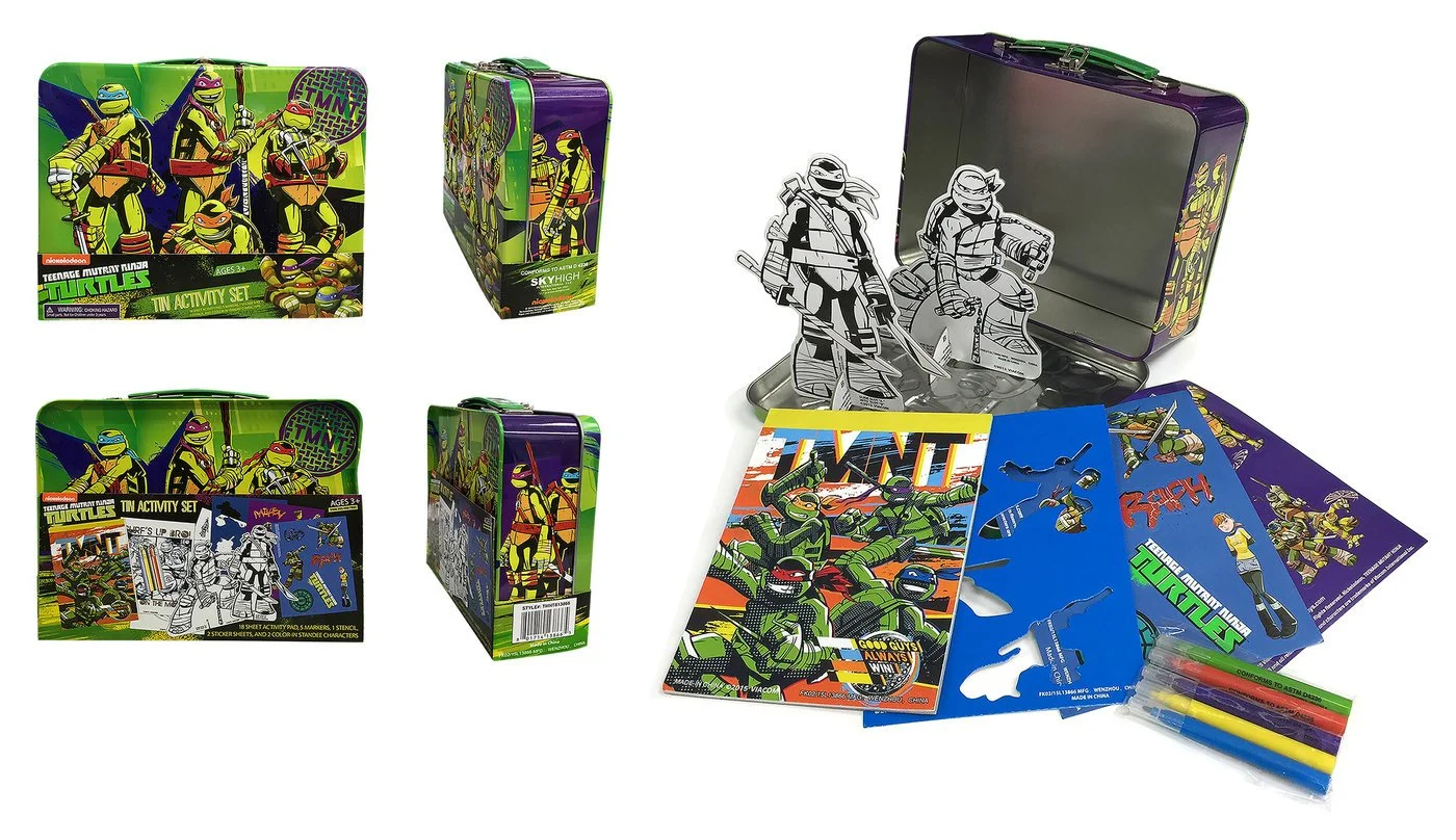 TMNT Activity Tin Set