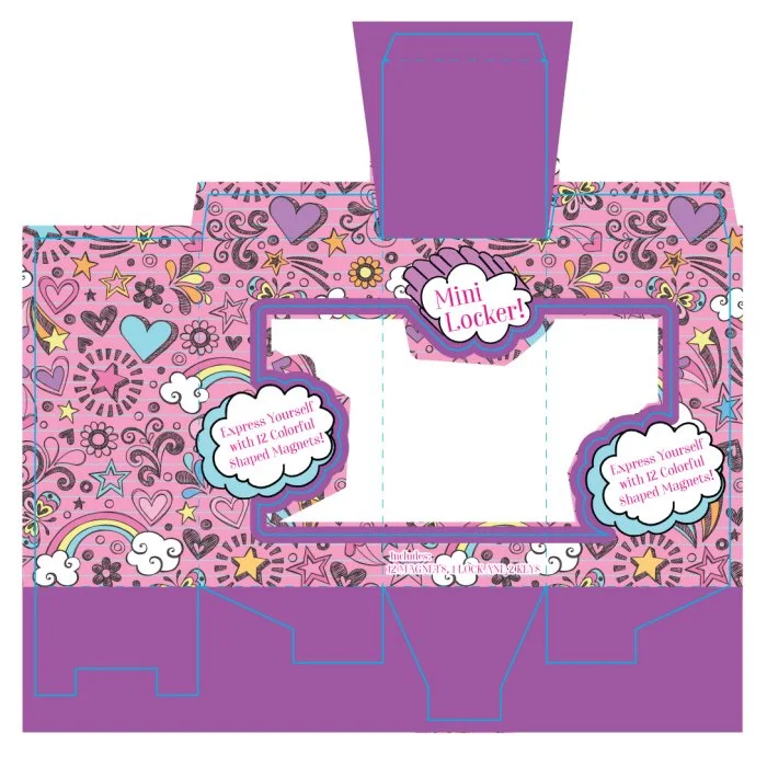 Window box design for a stationary locker